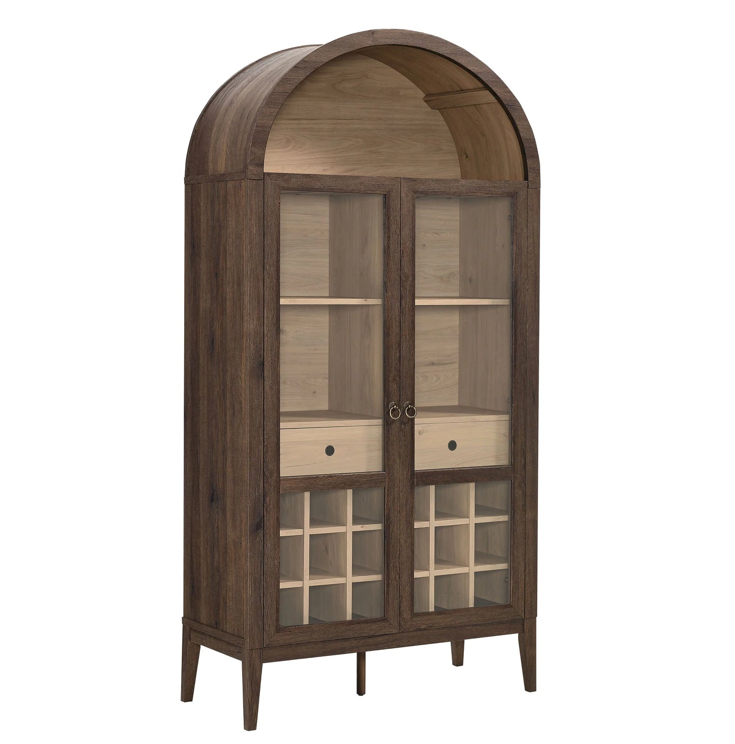 Nolan Arched Bar Cabinet – Stylish Storage Solution for Home Bars and Entertaining Spaces