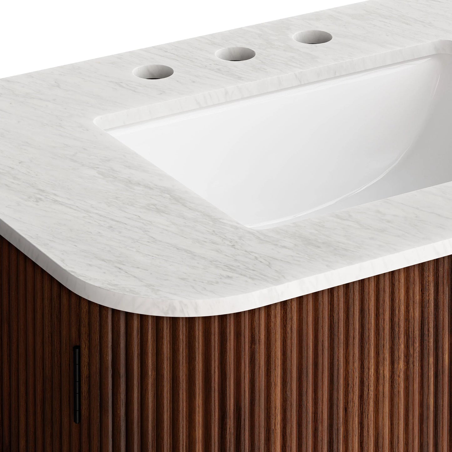 Zia 24" Wall-Mount Bathroom Vanity – Compact Modern Design with Marble Sink