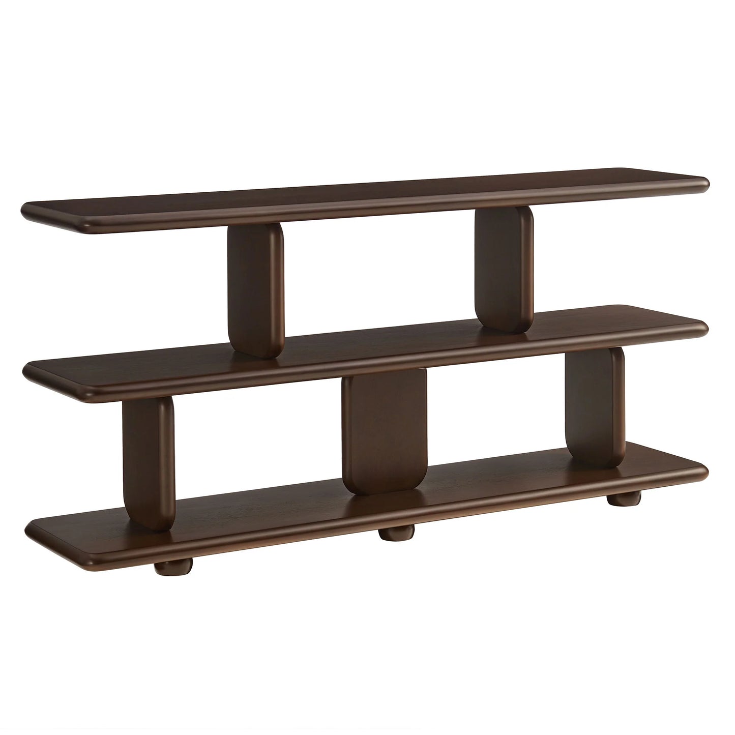 Lyle Sculptural 2-Tier Bookshelf β Modern and Artistic Storage Solution for Living Rooms and Offices