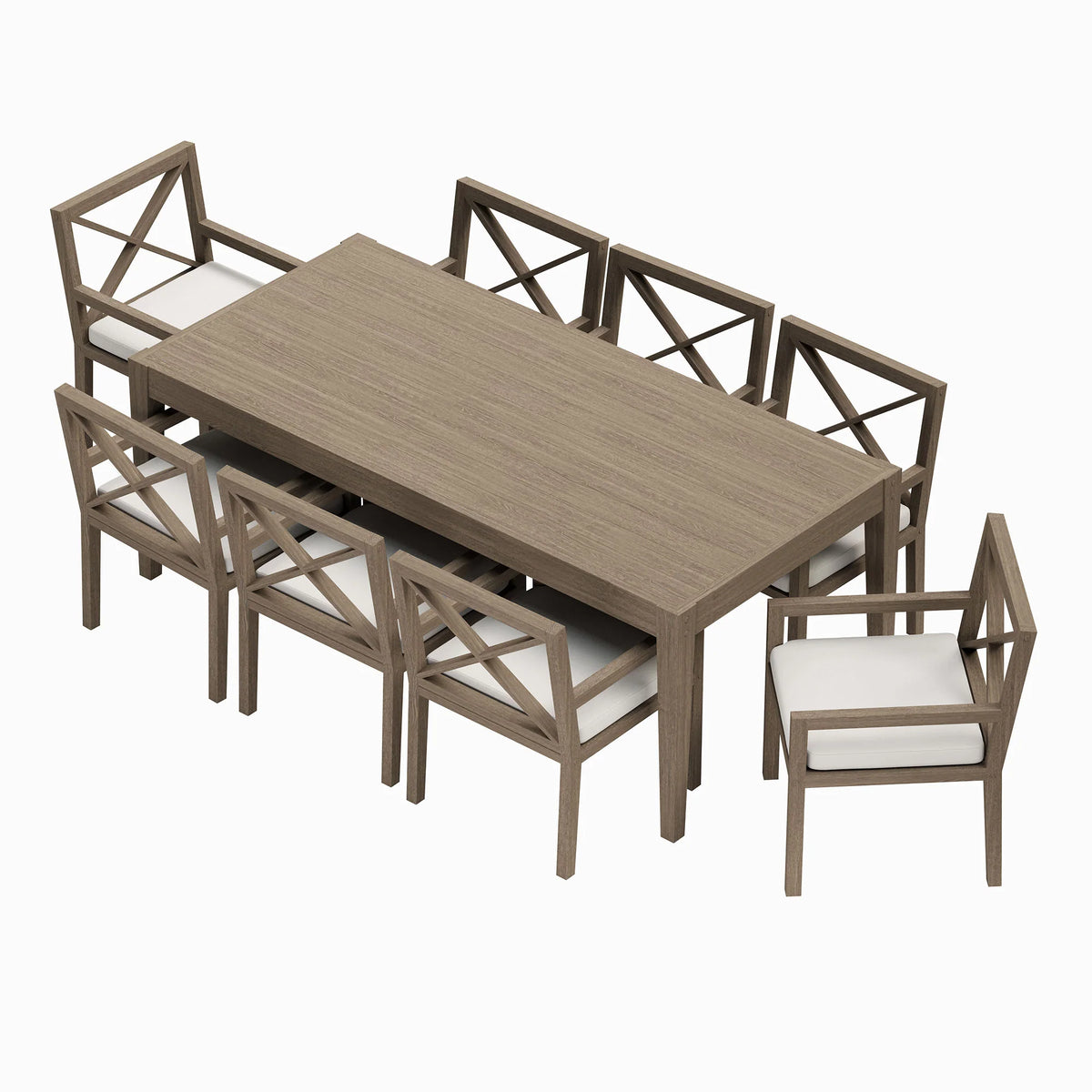 Northlake 9-Piece Outdoor Teak Wood Dining Set