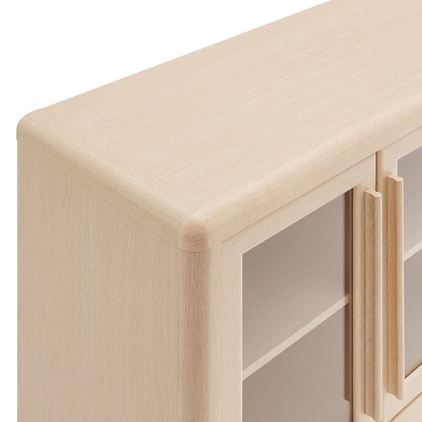 Evren 4-Door Sideboard Cabinet in Ash – Modern Storage & Display Solution for Dining or Living Rooms