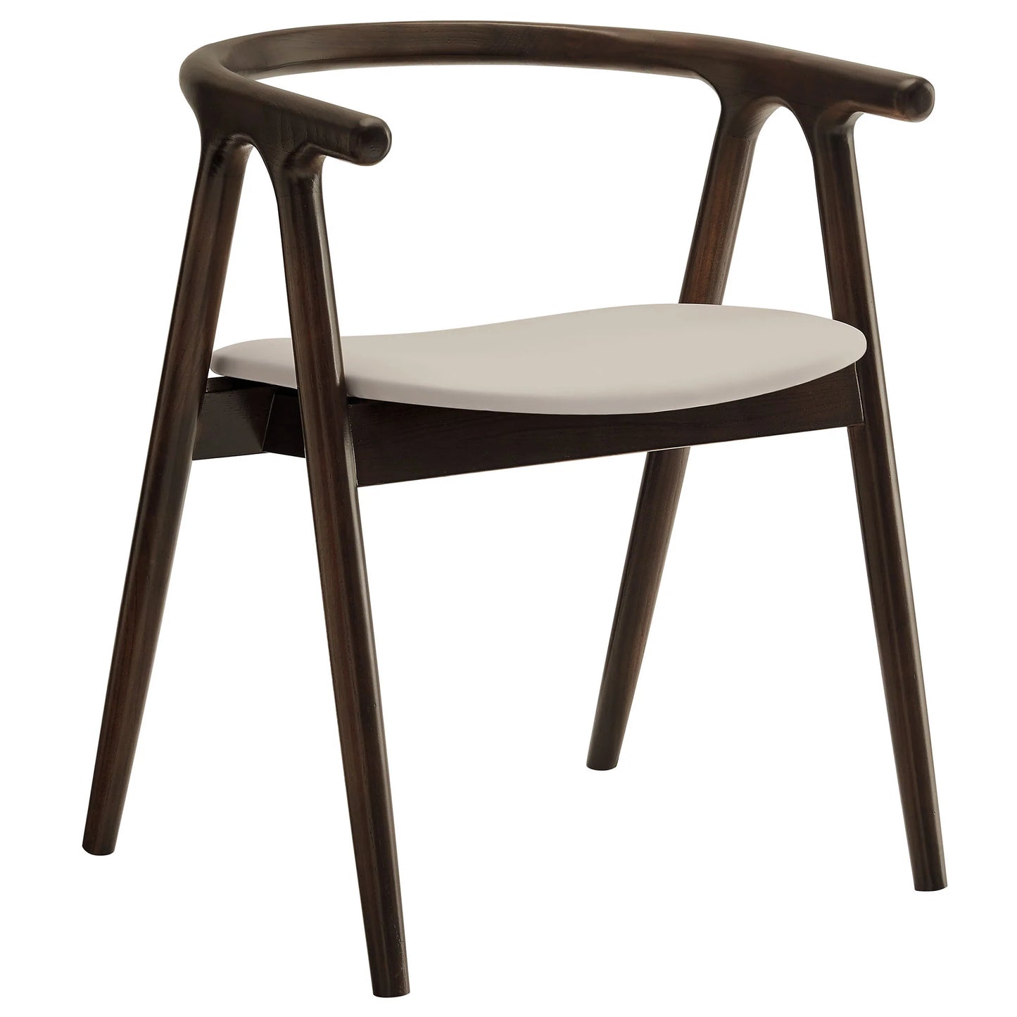 Henry Vegan Leather and Wood Dining Chair – Sleek and Sustainable Seating for Modern Dining Rooms