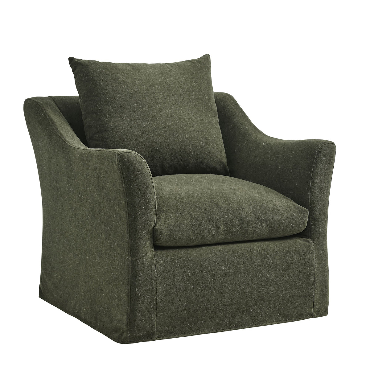 Somerset Linen Blend Upholstered Armchair