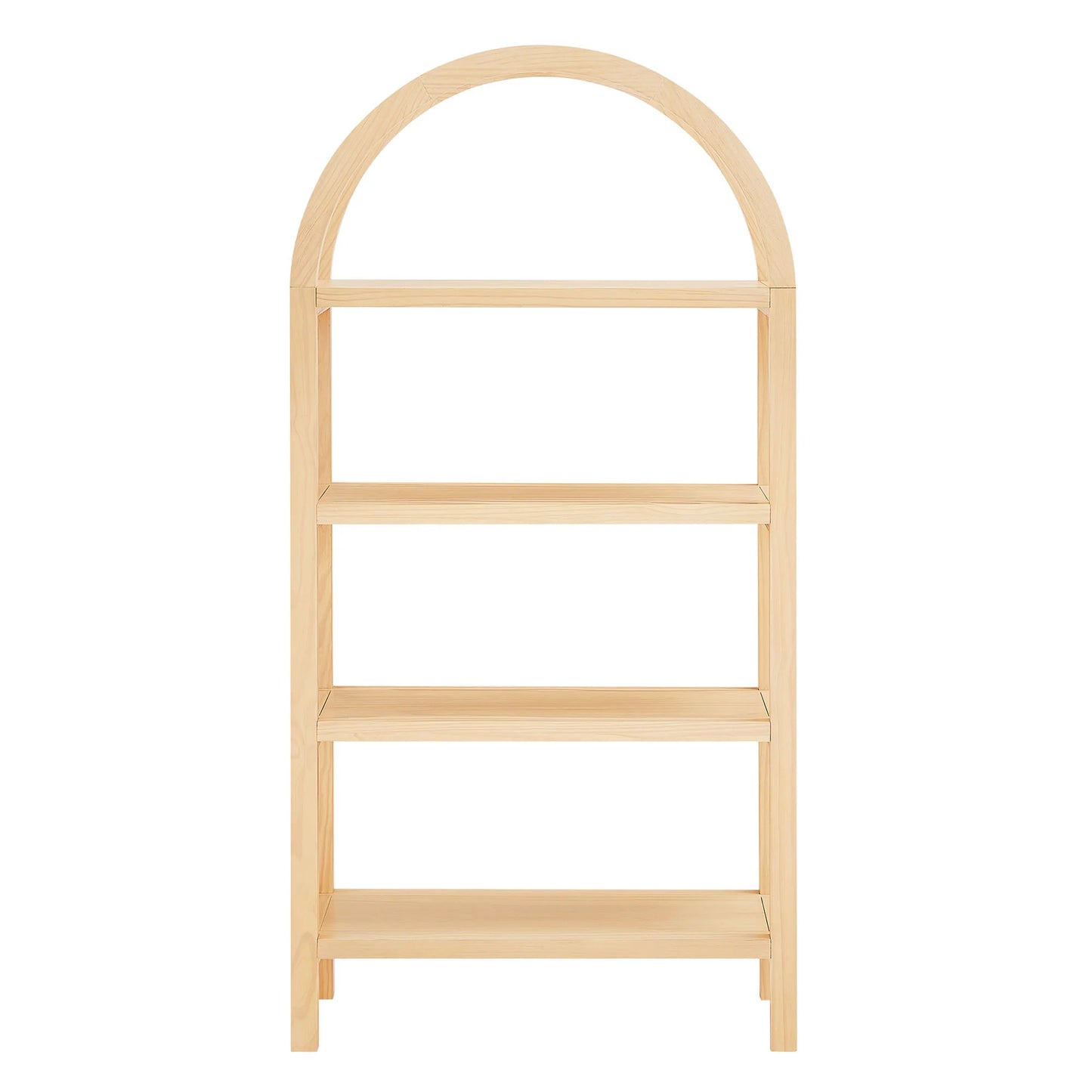 Vexley 60" Wide Arched Bookshelf – Elegant & Spacious Storage
