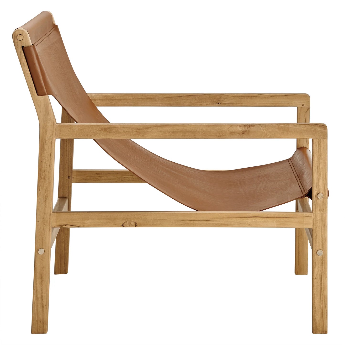 Sonora Sling Chair in Genuine Leather – Stylish & Comfortable Accent Chair