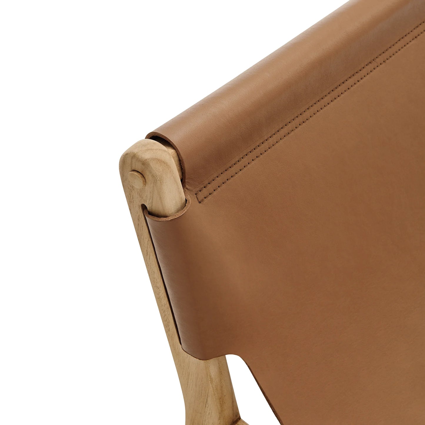 Sonora Sling Chair in Genuine Leather – Stylish & Comfortable Accent Chair