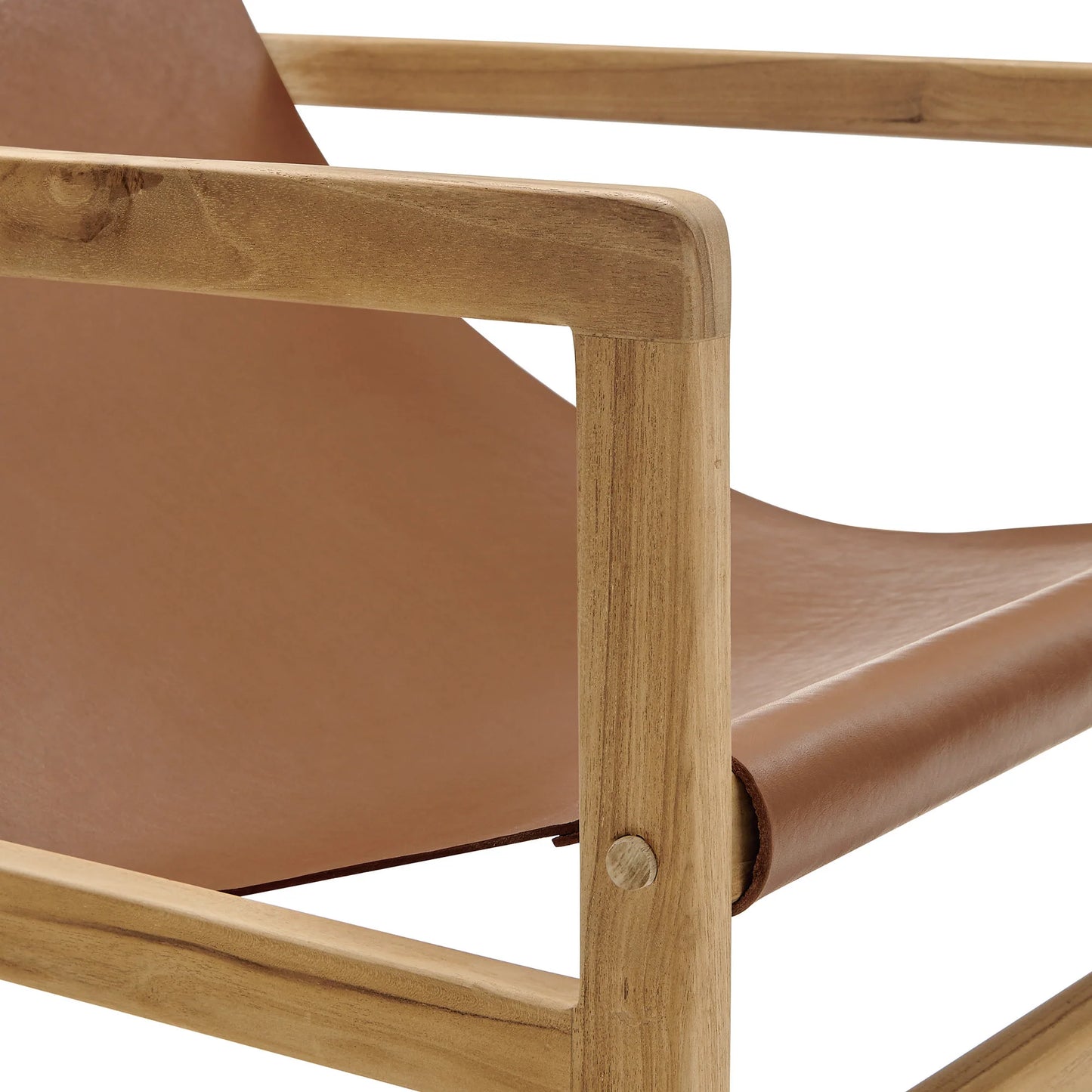 Sonora Sling Chair in Genuine Leather – Stylish & Comfortable Accent Chair