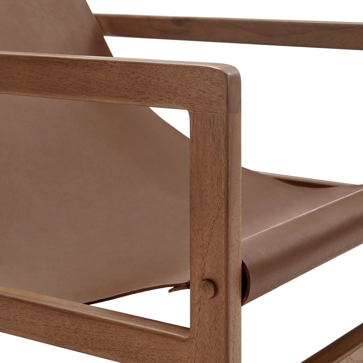 Sonora Sling Chair in Genuine Leather – Stylish & Comfortable Accent Chair