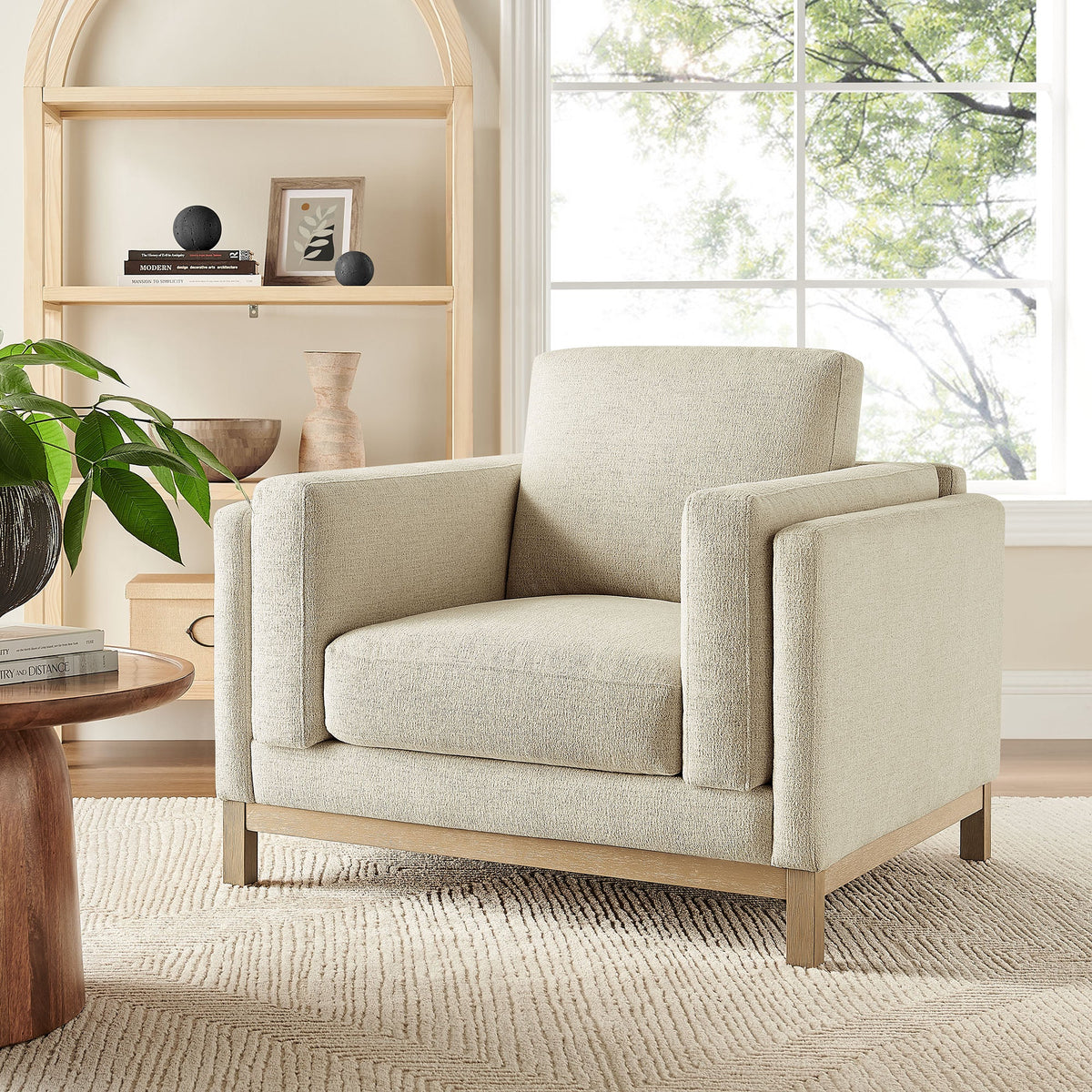 Roscoe Vegan Leather Armchair