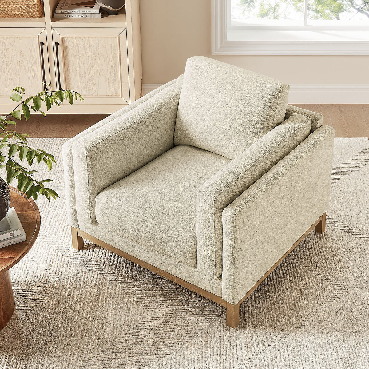 Roscoe Vegan Leather Armchair