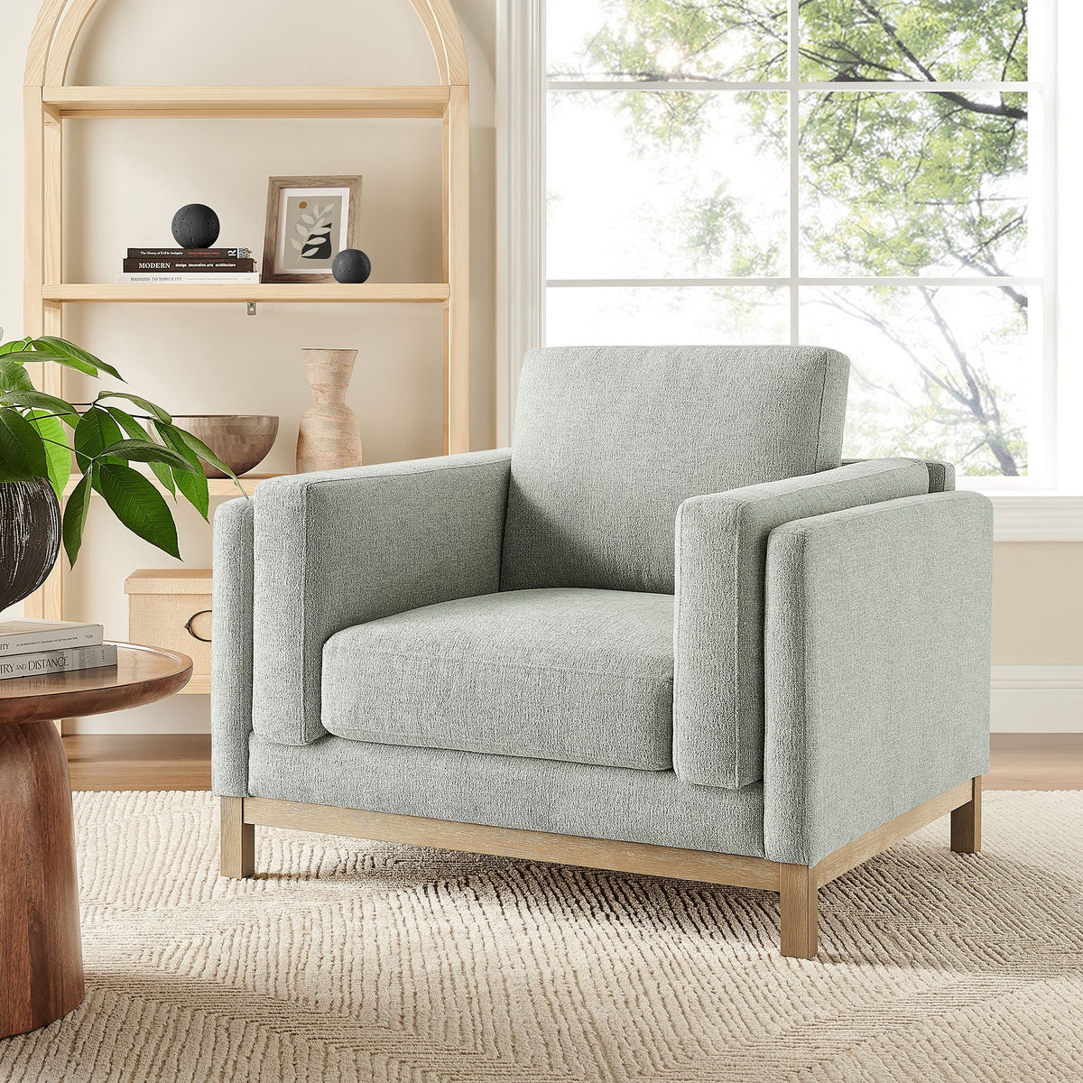 Roscoe Vegan Leather Armchair