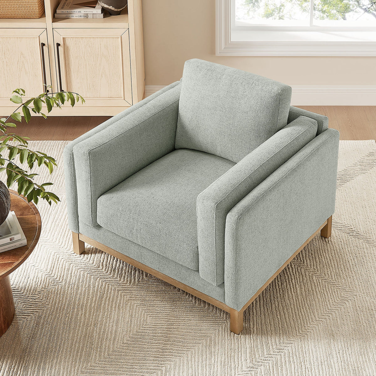 Roscoe Vegan Leather Armchair
