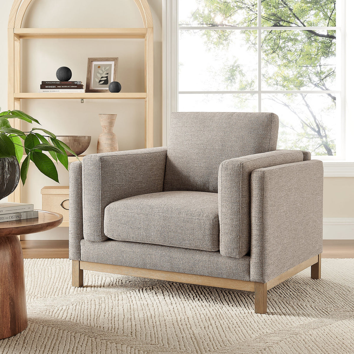 Roscoe Vegan Leather Armchair