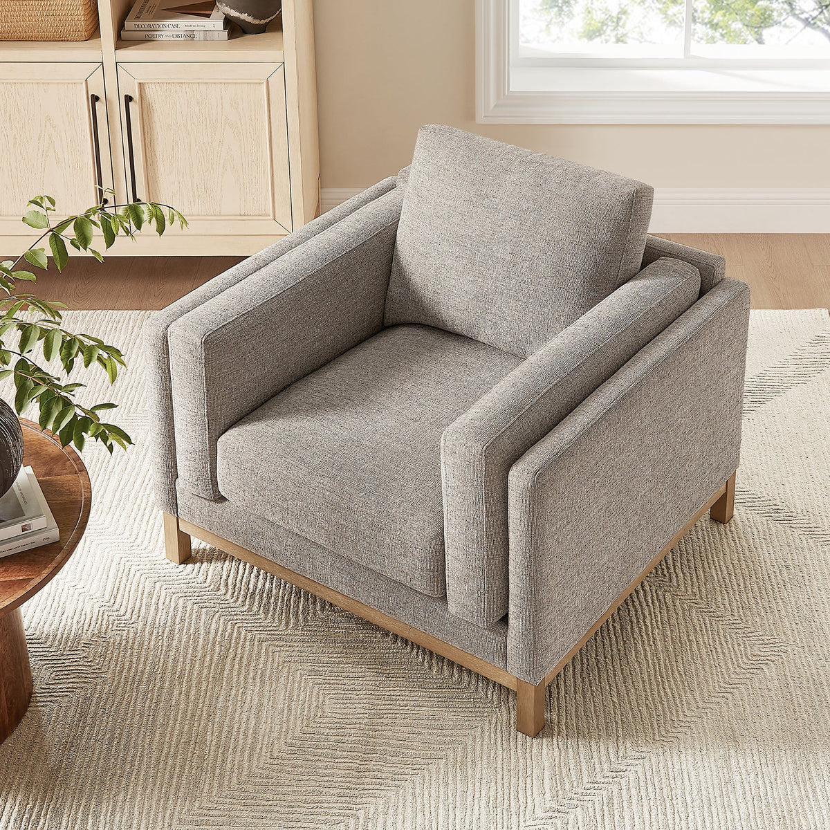 Roscoe Vegan Leather Armchair