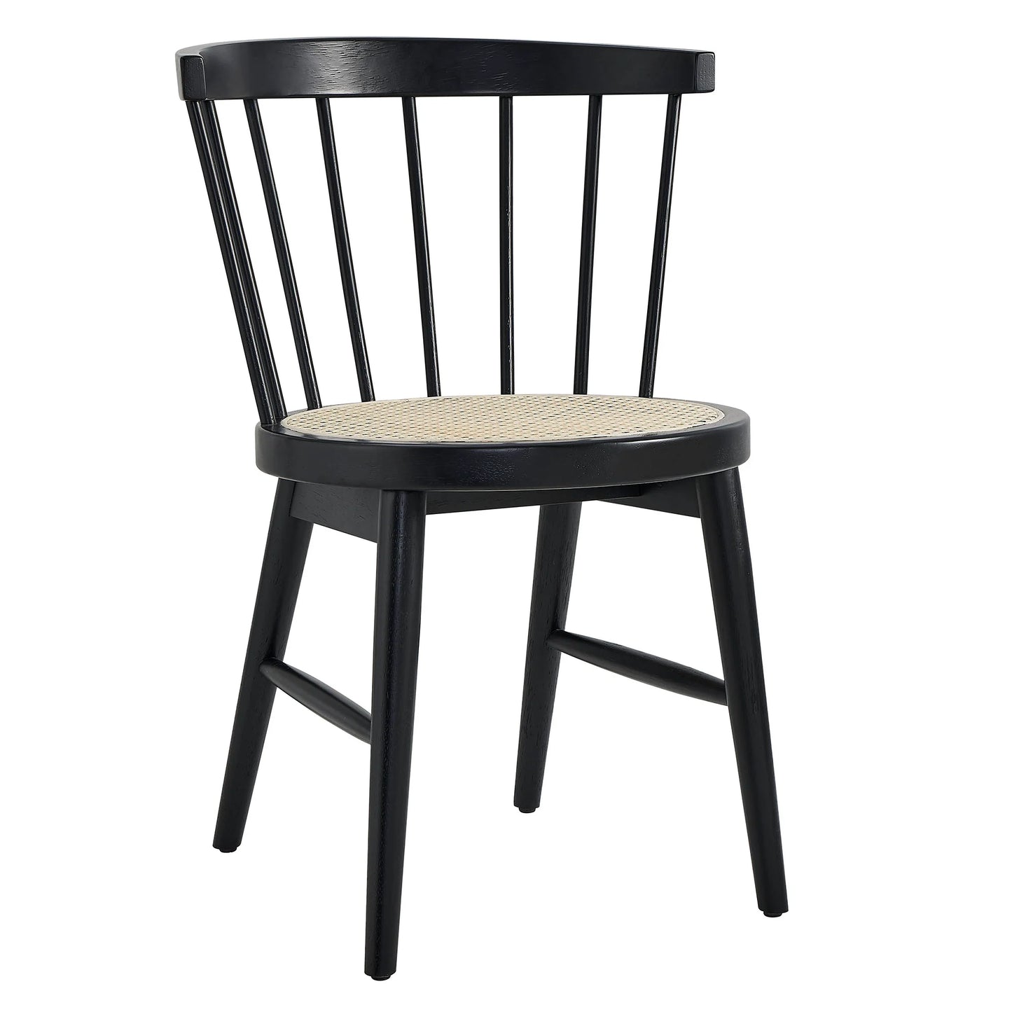 Lykke Curved Spindle Back Dining Chairs – Set of 2 Stylish Seating