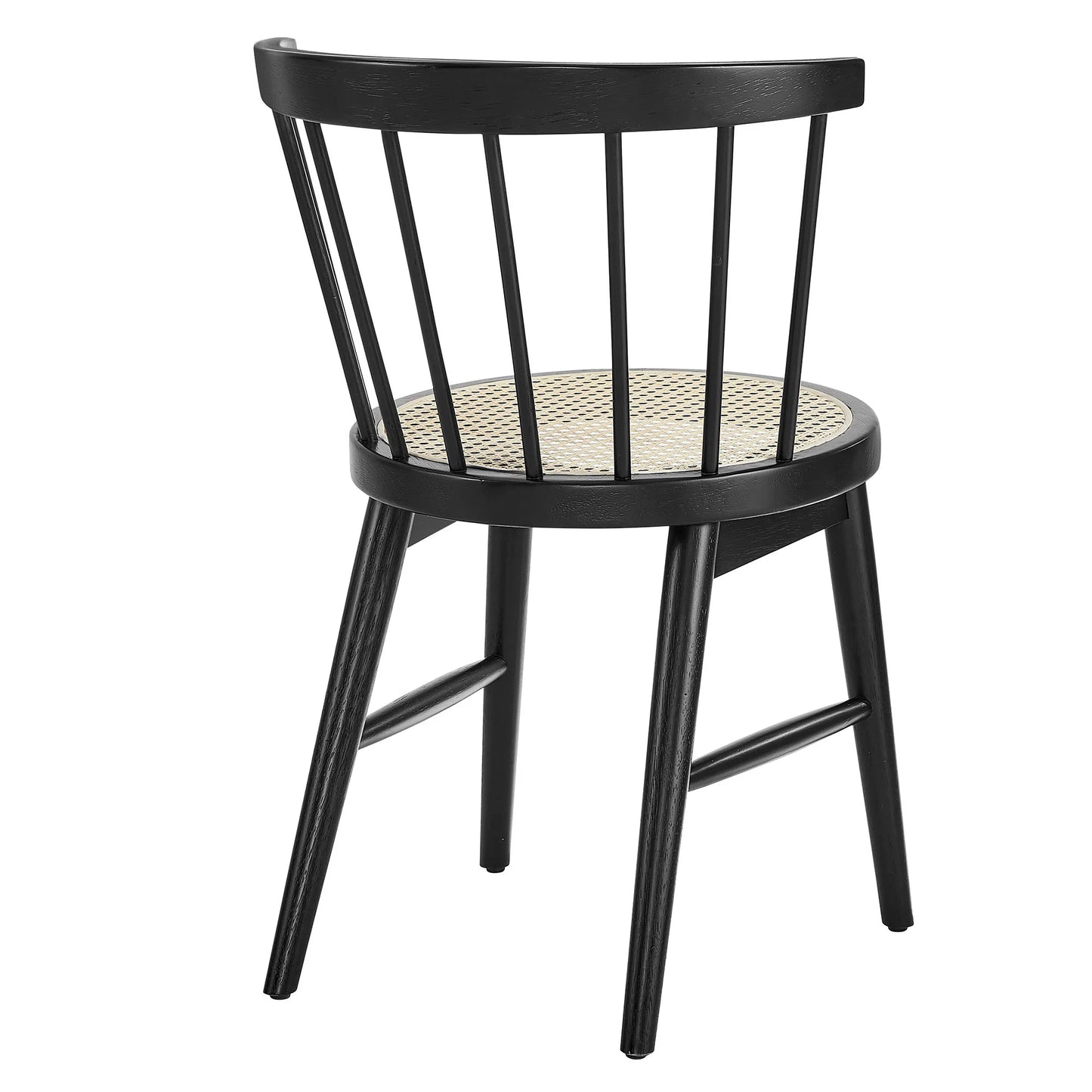 Lykke Curved Spindle Back Dining Chairs – Set of 2 Stylish Seating