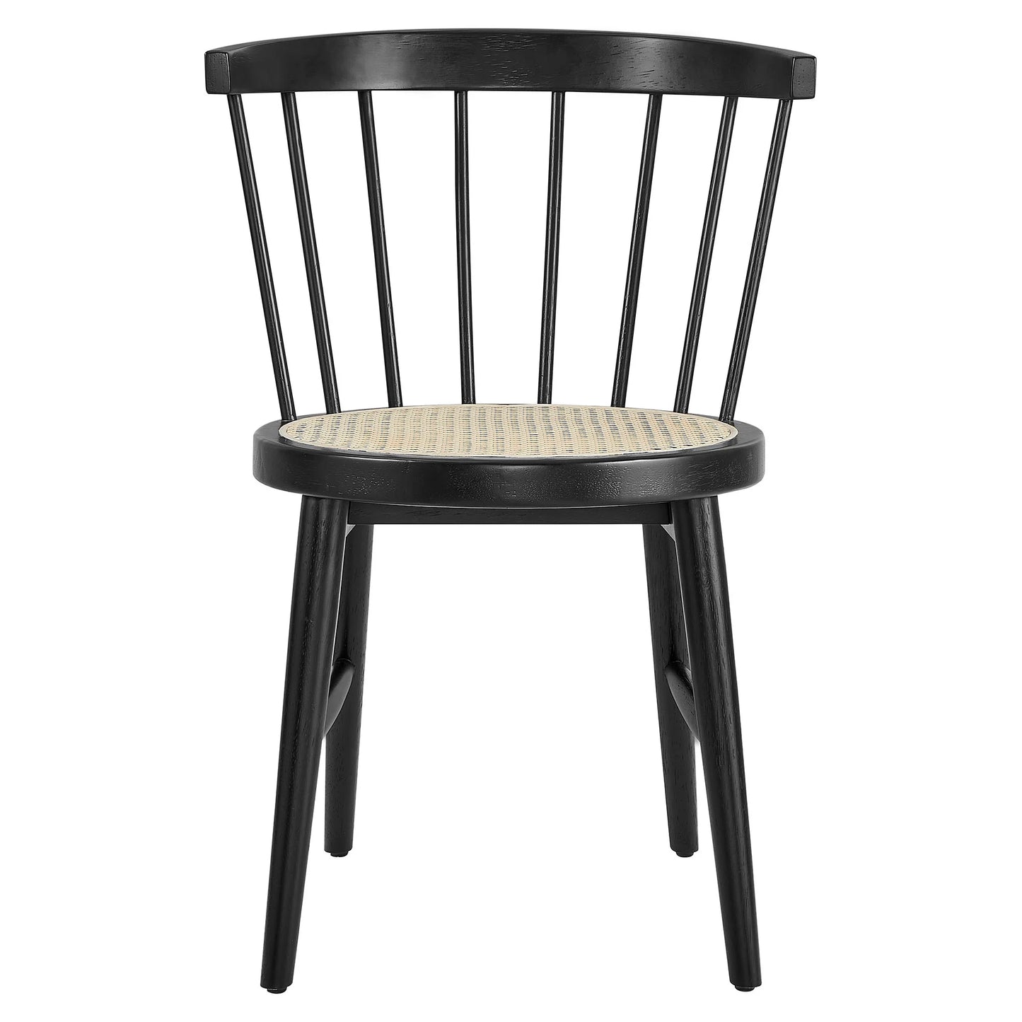 Lykke Curved Spindle Back Dining Chairs – Set of 2 Stylish Seating