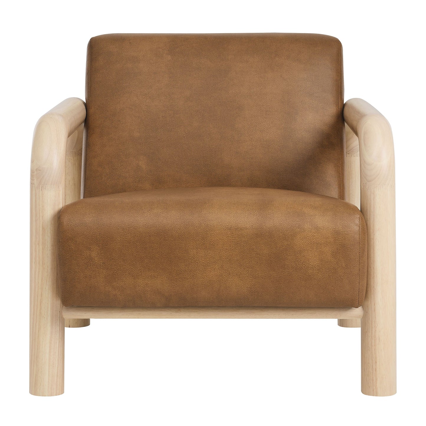 Sereno Vegan Leather Accent Chair – Modern Lounge Seating with Sleek Design