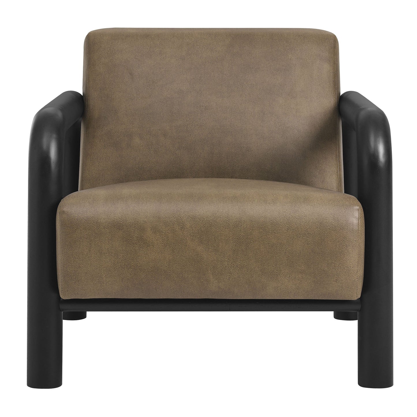 Sereno Vegan Leather Accent Chair – Modern Lounge Seating with Sleek Design
