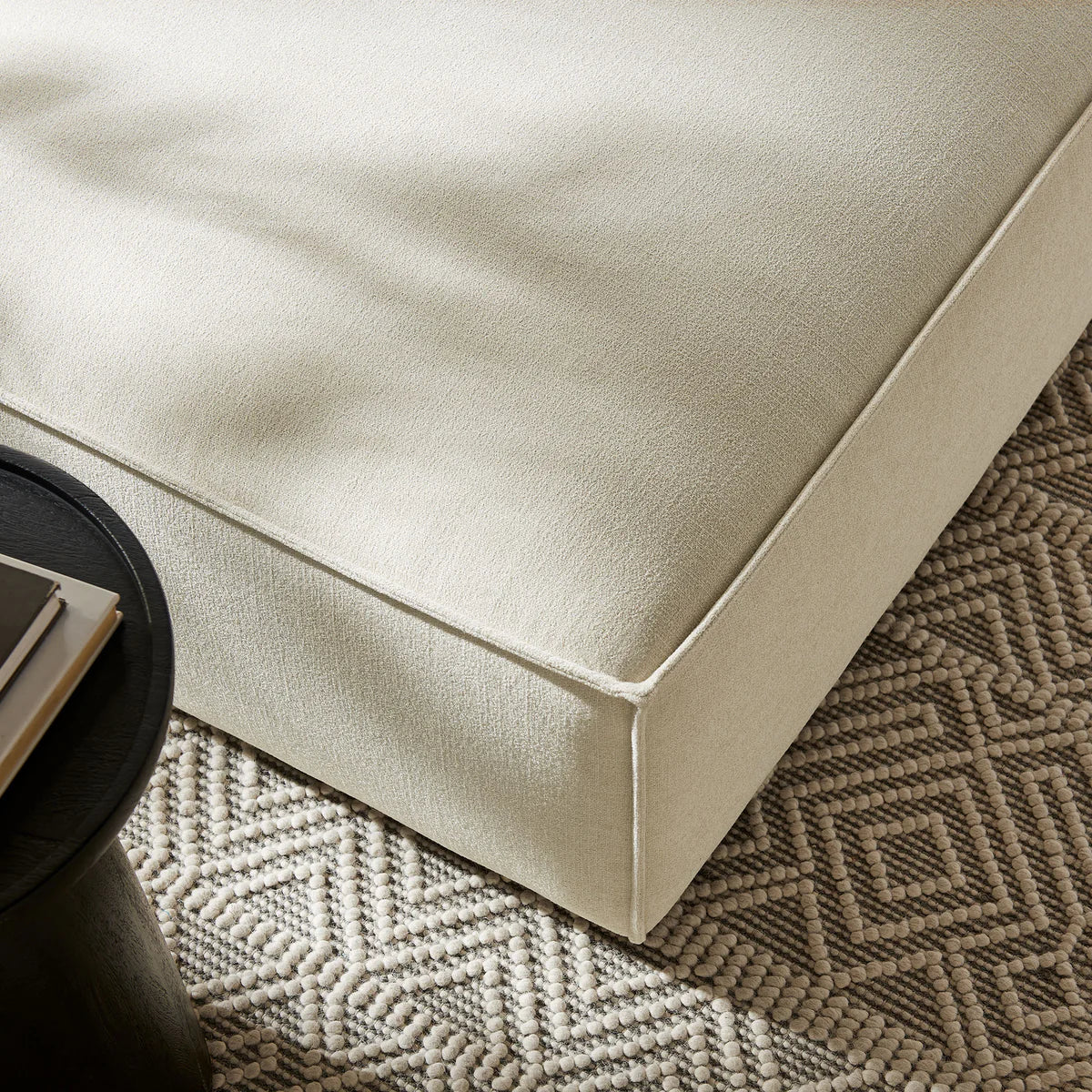 Restore Performance Fabric Upholstered Modular Ottoman