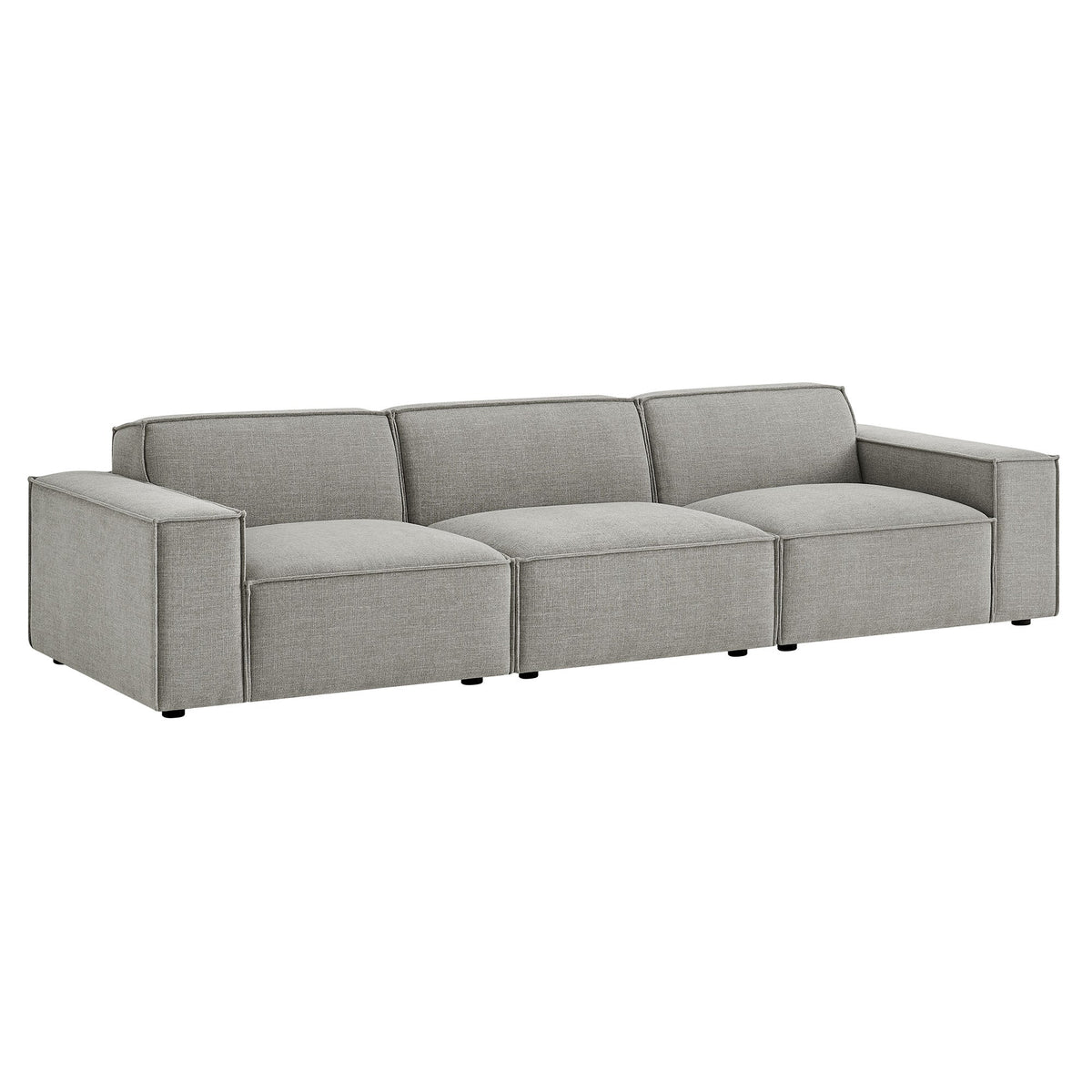 Restore 3-Piece Performance Fabric Upholstered Modular Sofa Set