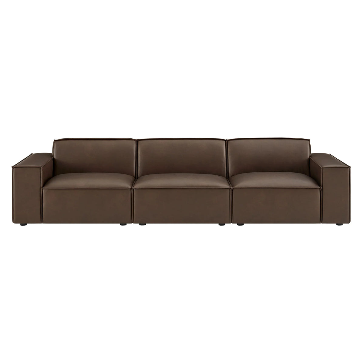 Restore 3-Piece Vegan Leather Modular Sofa Set