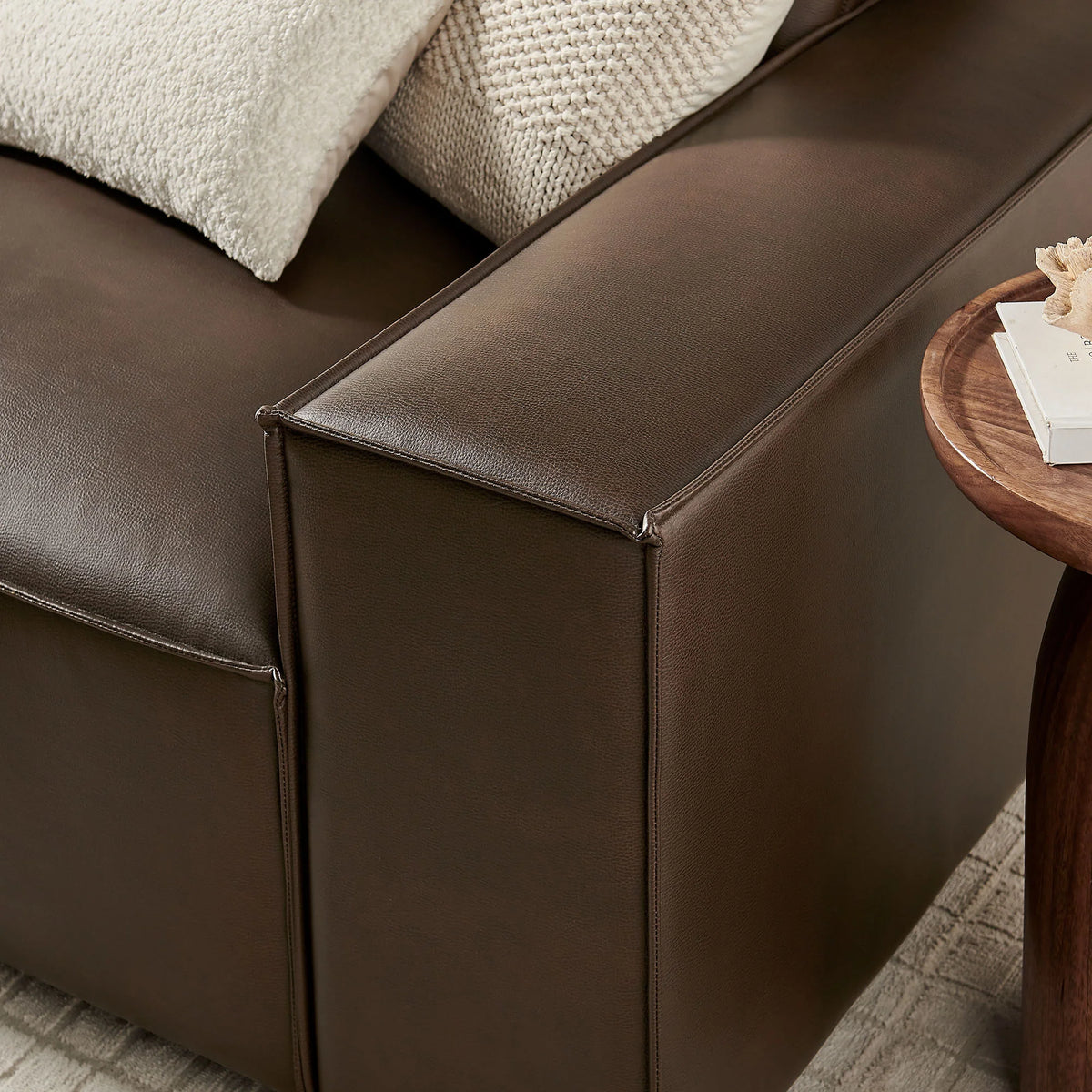 Restore 3-Piece Vegan Leather Modular Sofa Set
