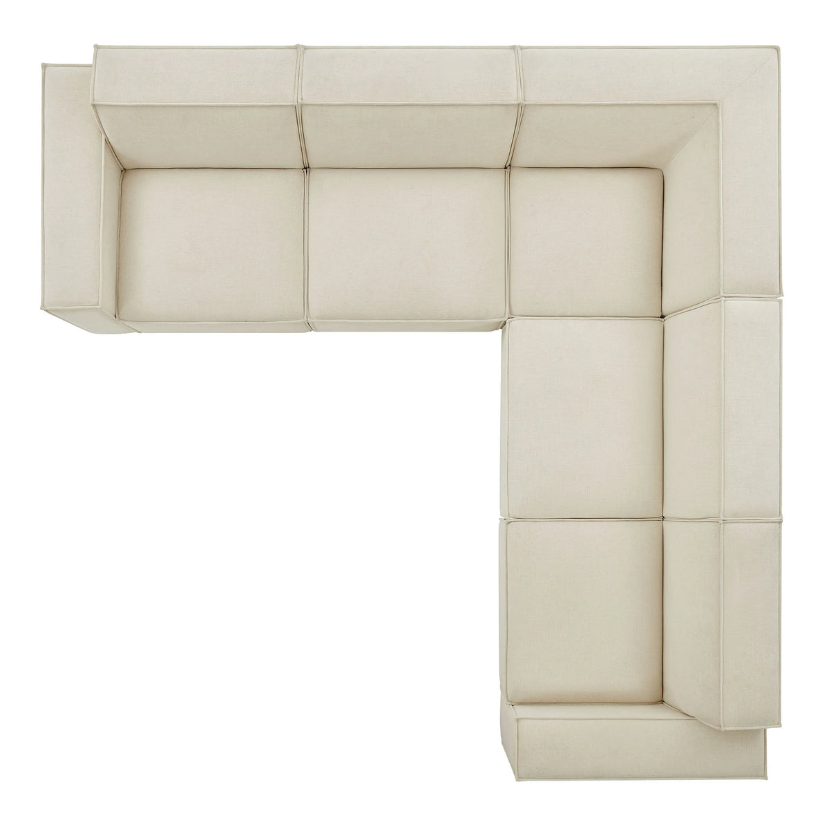 Restore 5-Piece Performance Fabric Upholstered Modular L-Shaped Sofa