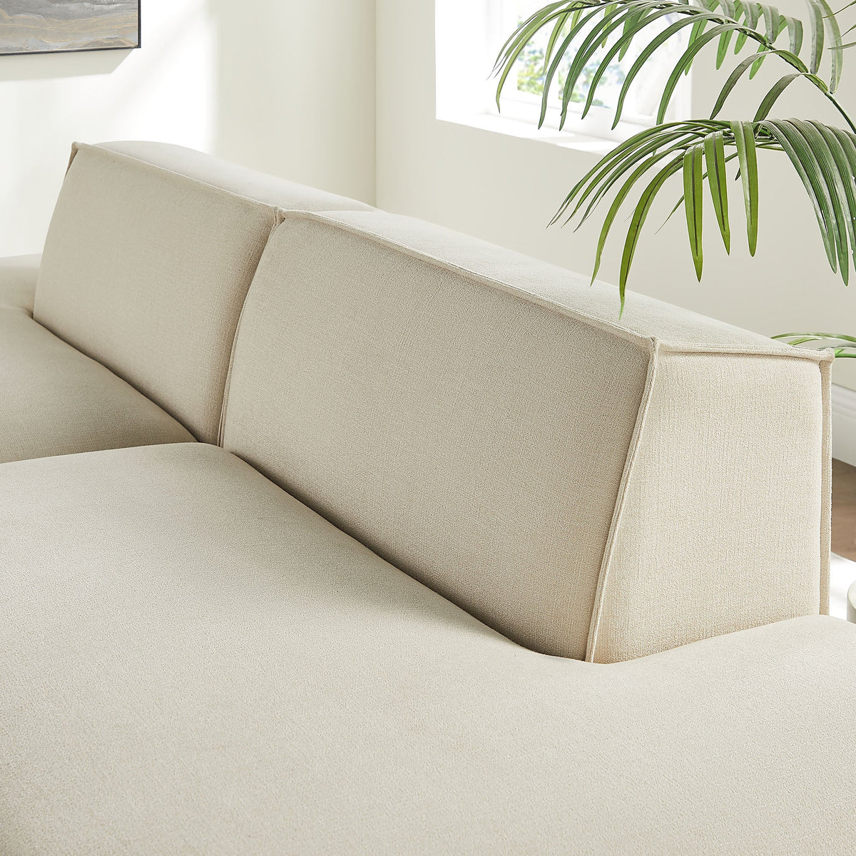 Restore 2-Piece Performance Fabric Upholstered Modular Loveseat