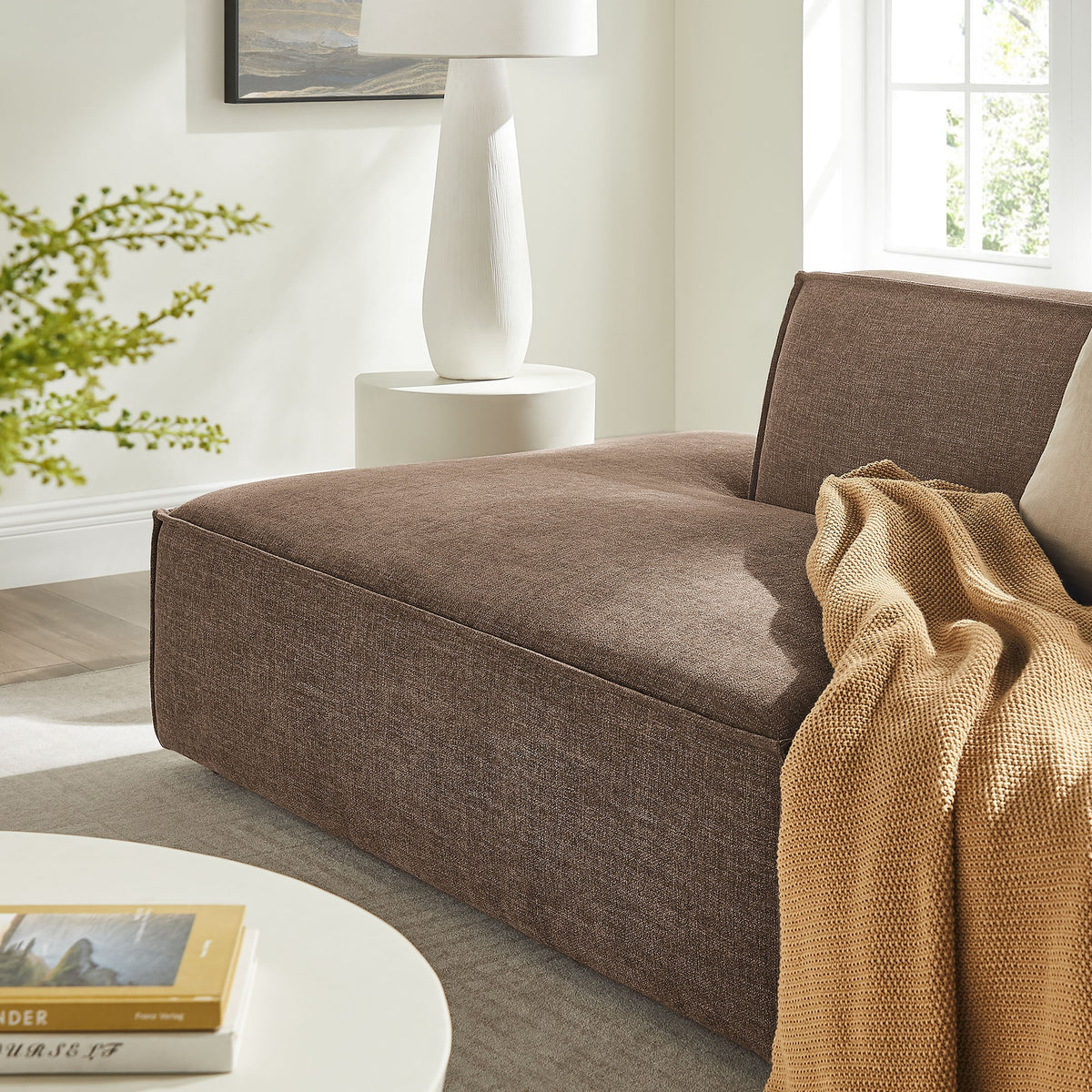 Restore 2-Piece Performance Fabric Upholstered Modular Loveseat