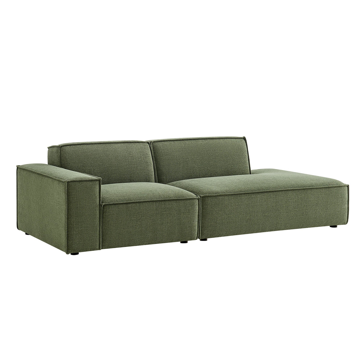 Restore 2-Piece Performance Fabric Upholstered Modular Loveseat