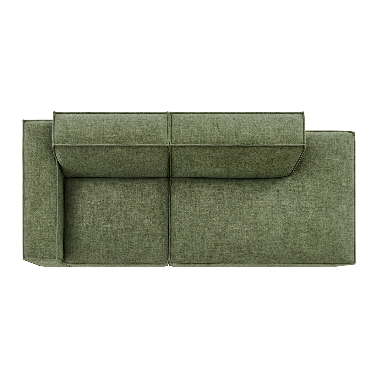 Restore 2-Piece Performance Fabric Upholstered Modular Loveseat