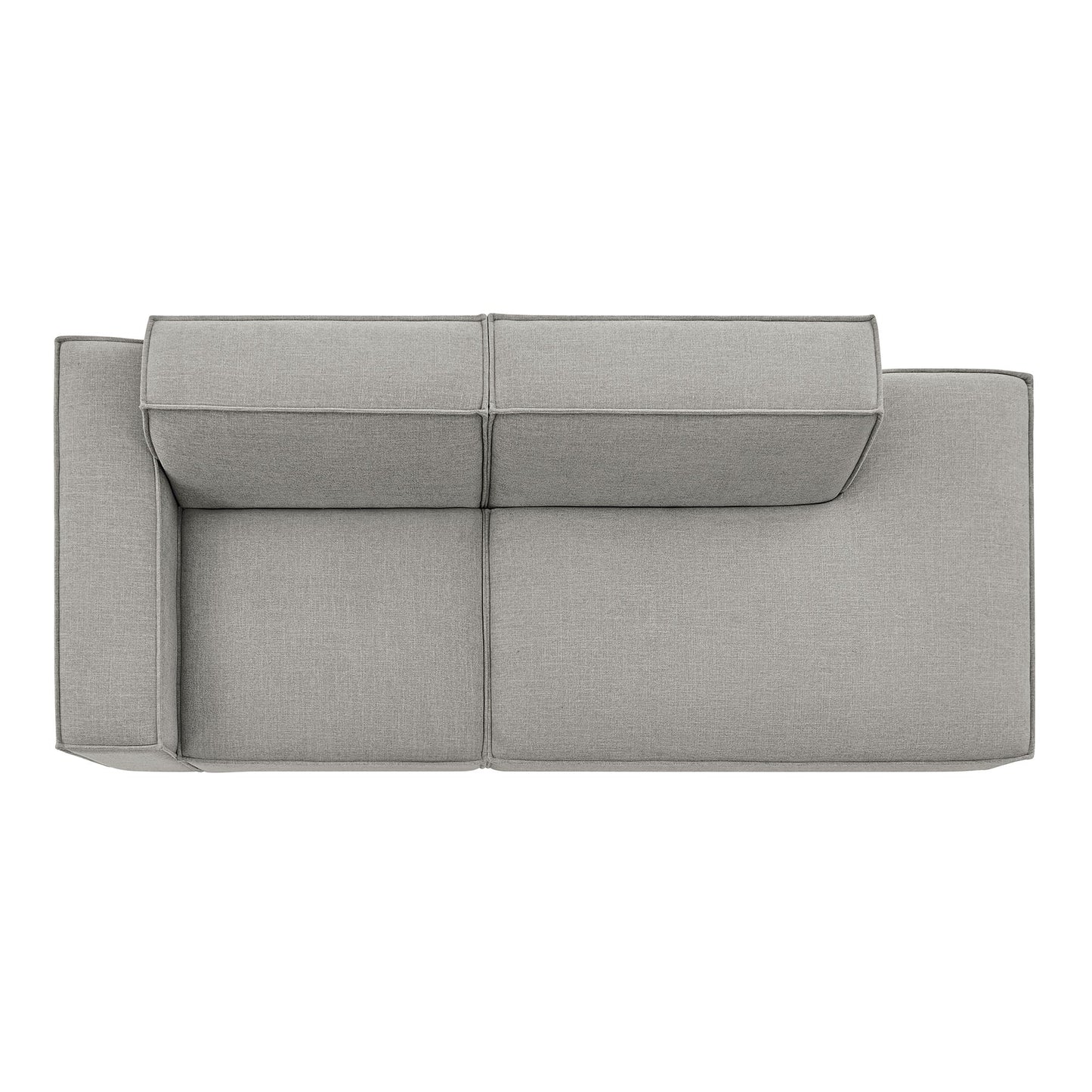 Restore 2-Piece Performance Fabric Upholstered Modular Loveseat