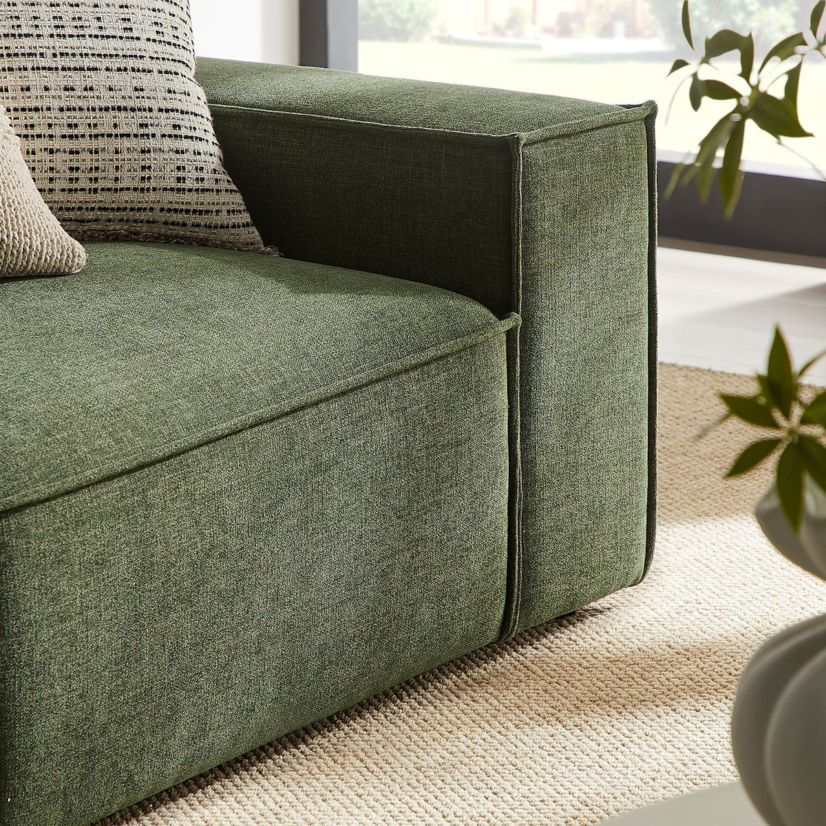 Restore 2‑Piece Performance Fabric Modular Loveseat