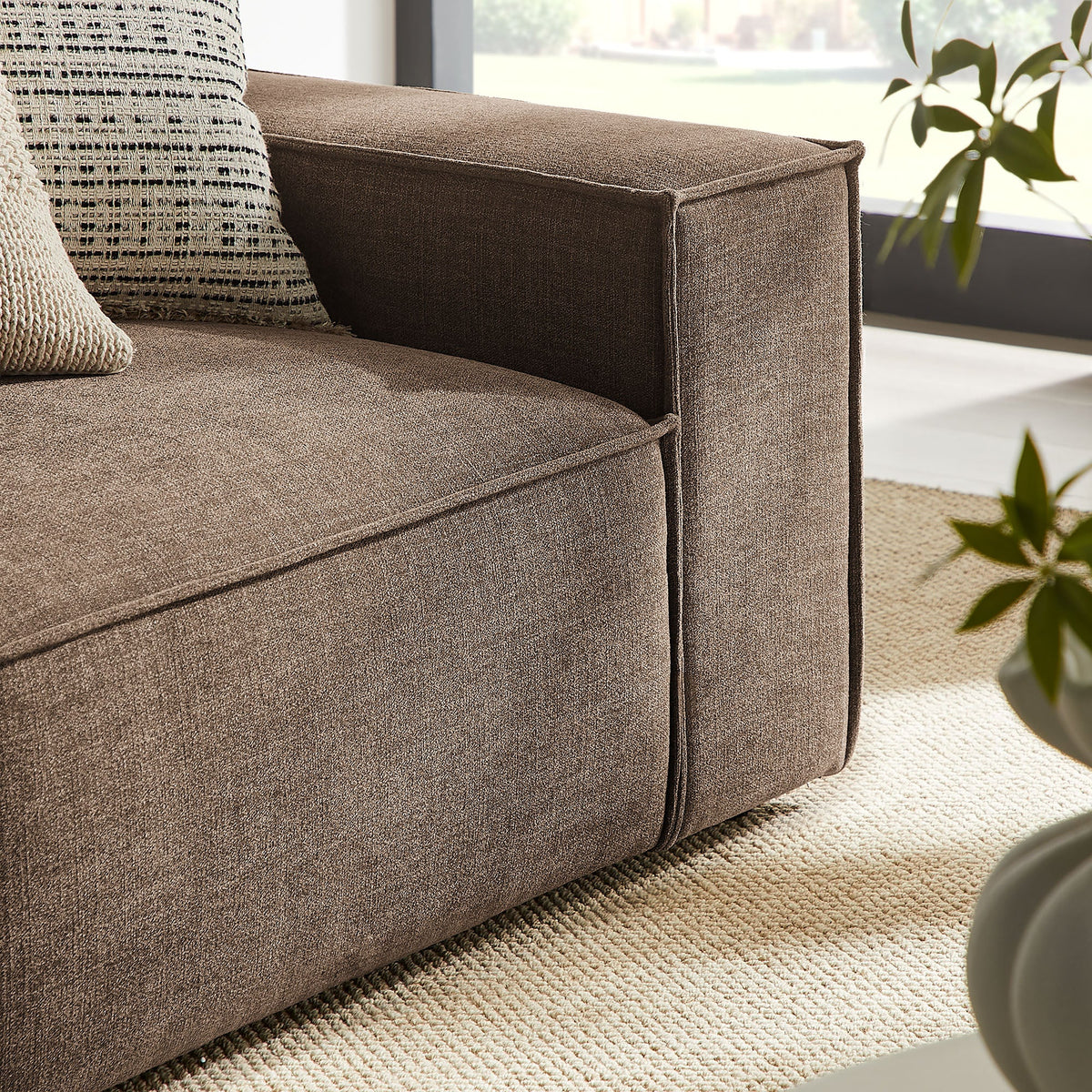 Restore 2‑Piece Performance Fabric Modular Loveseat