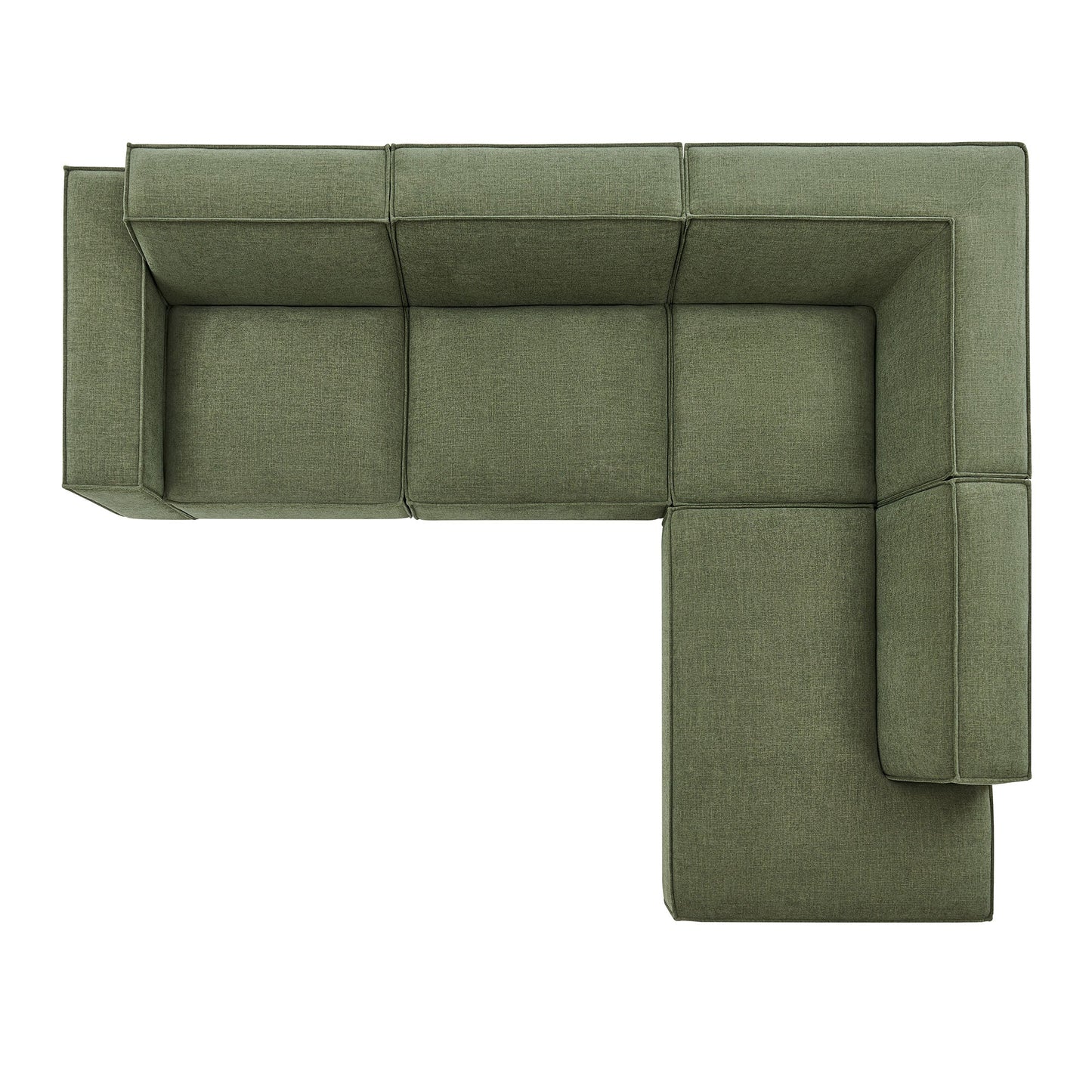 Restore 4βPiece Performance Fabric Modular LβShaped Sofa