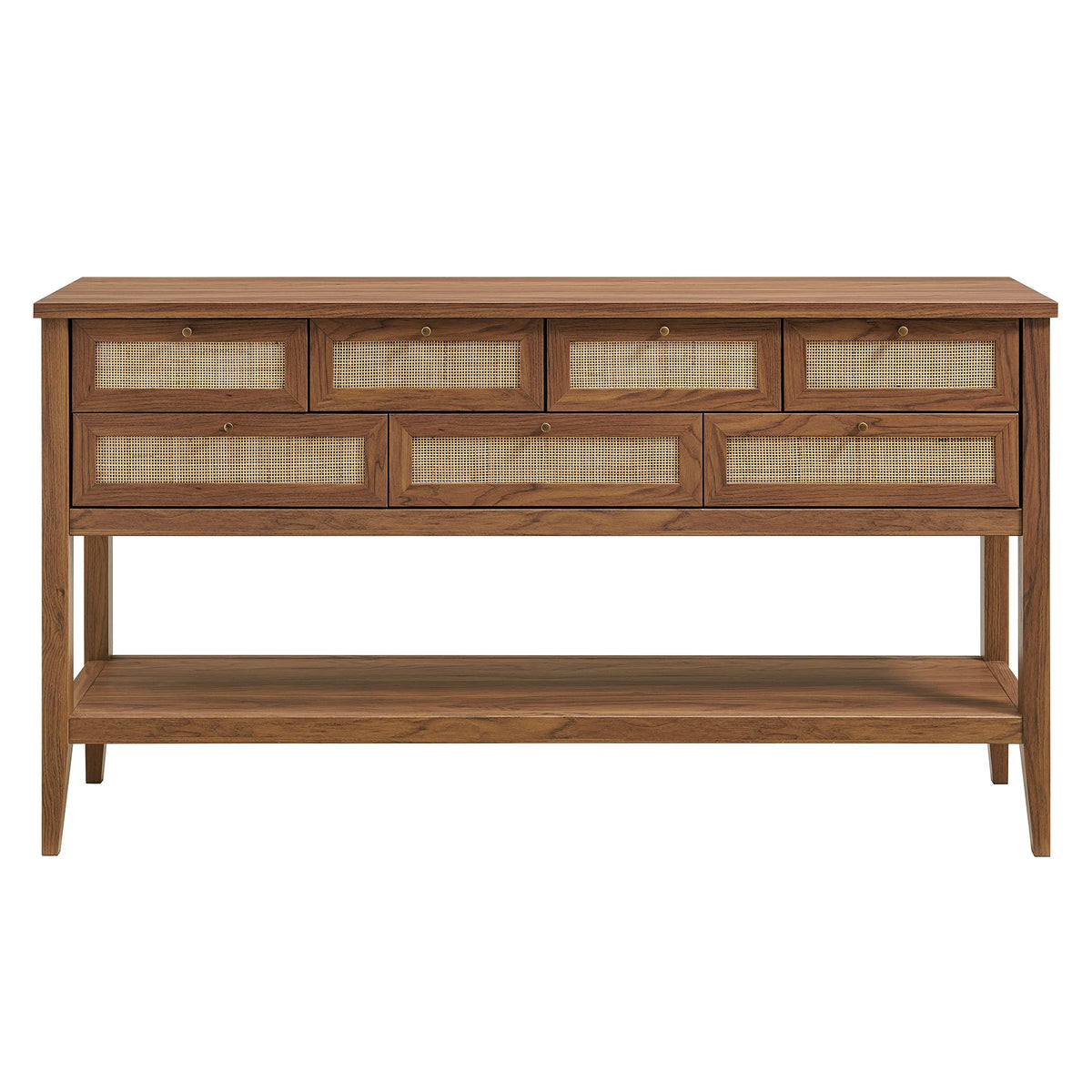 Soma 62 Inch Rattan Console Table