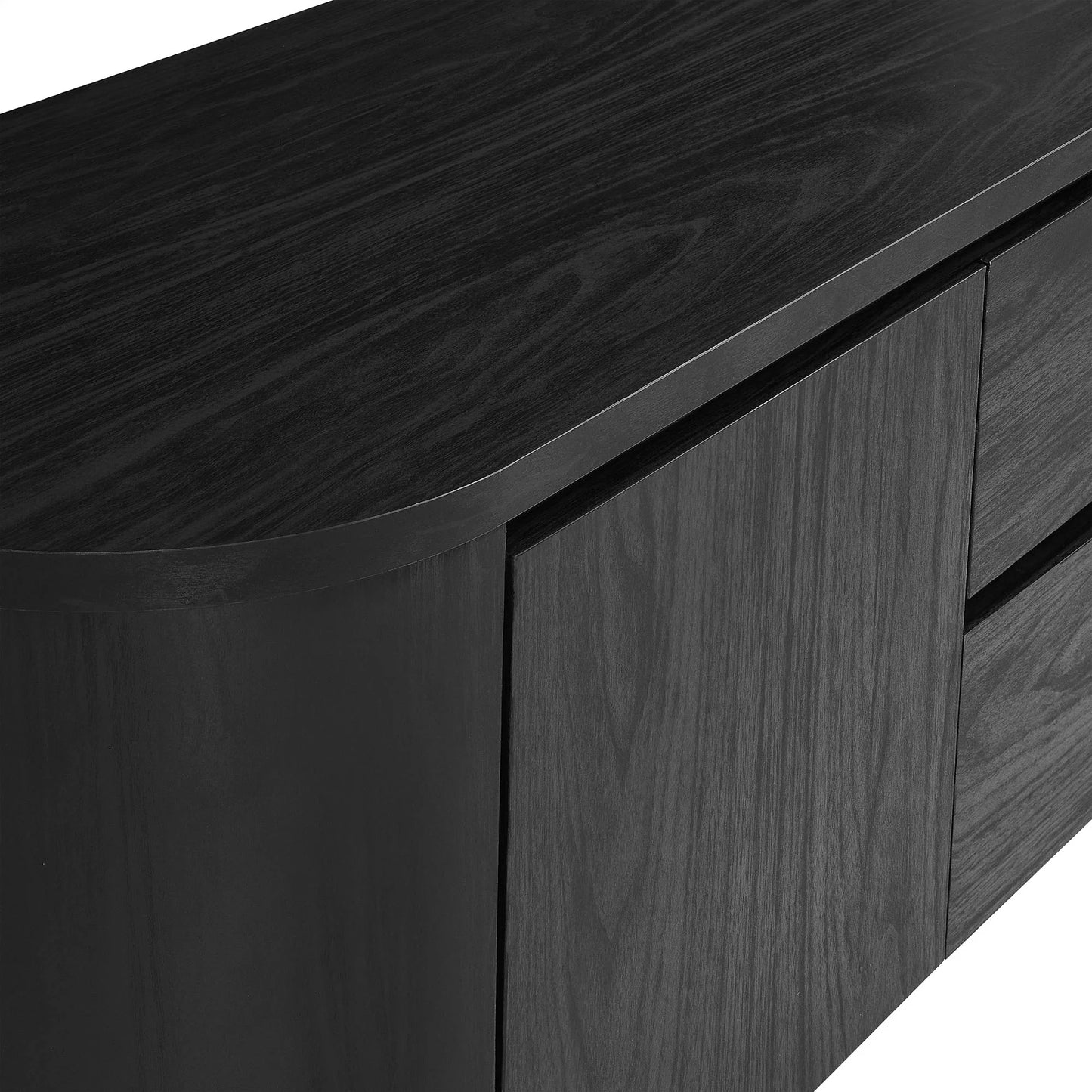 Duval 71-Inch Oval TV Cabinet – Modern Media Console with Sleek Design