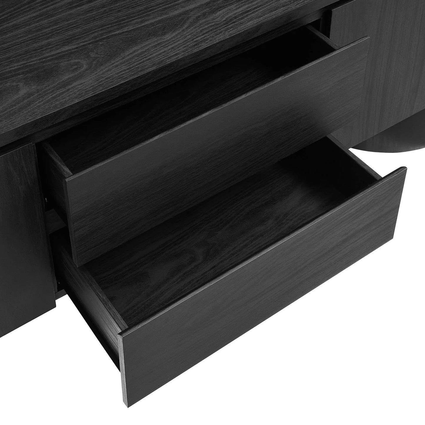 Duval 71-Inch Oval TV Cabinet – Modern Media Console with Sleek Design