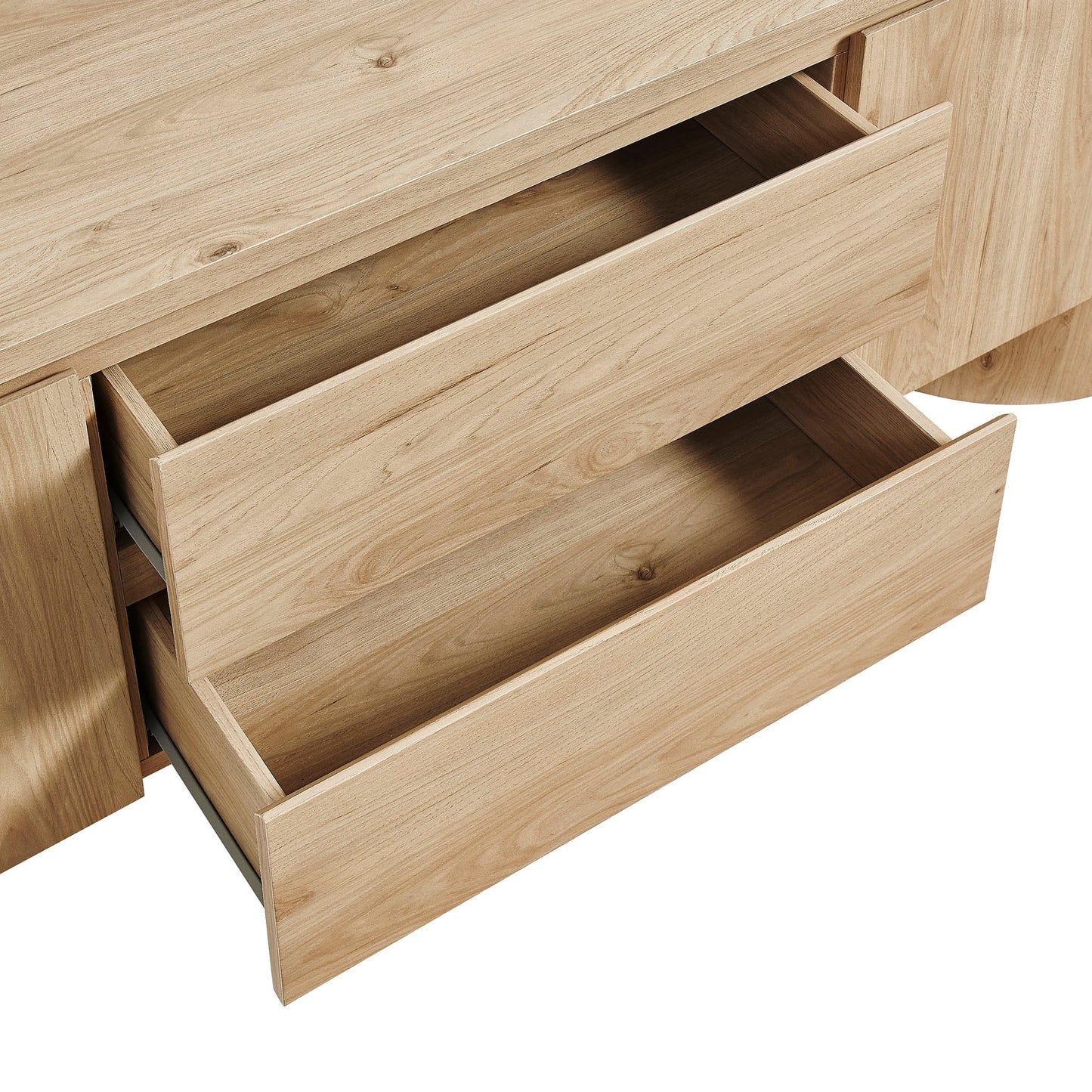 Duval 71-Inch Oval TV Cabinet – Modern Media Console with Sleek Design