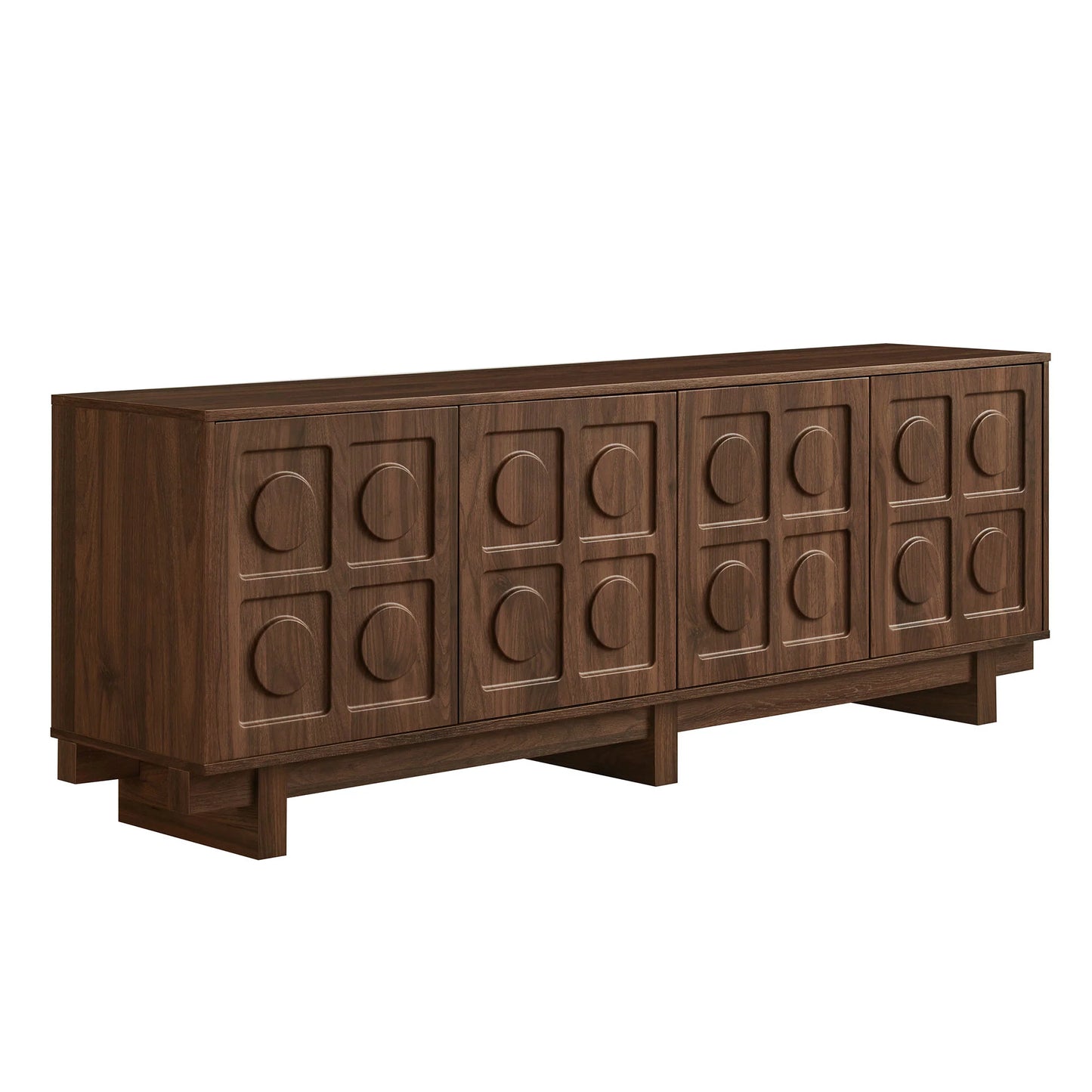 Knox 71 Inch TV Stand – Modern Media Console with Storage for TVs up to 80