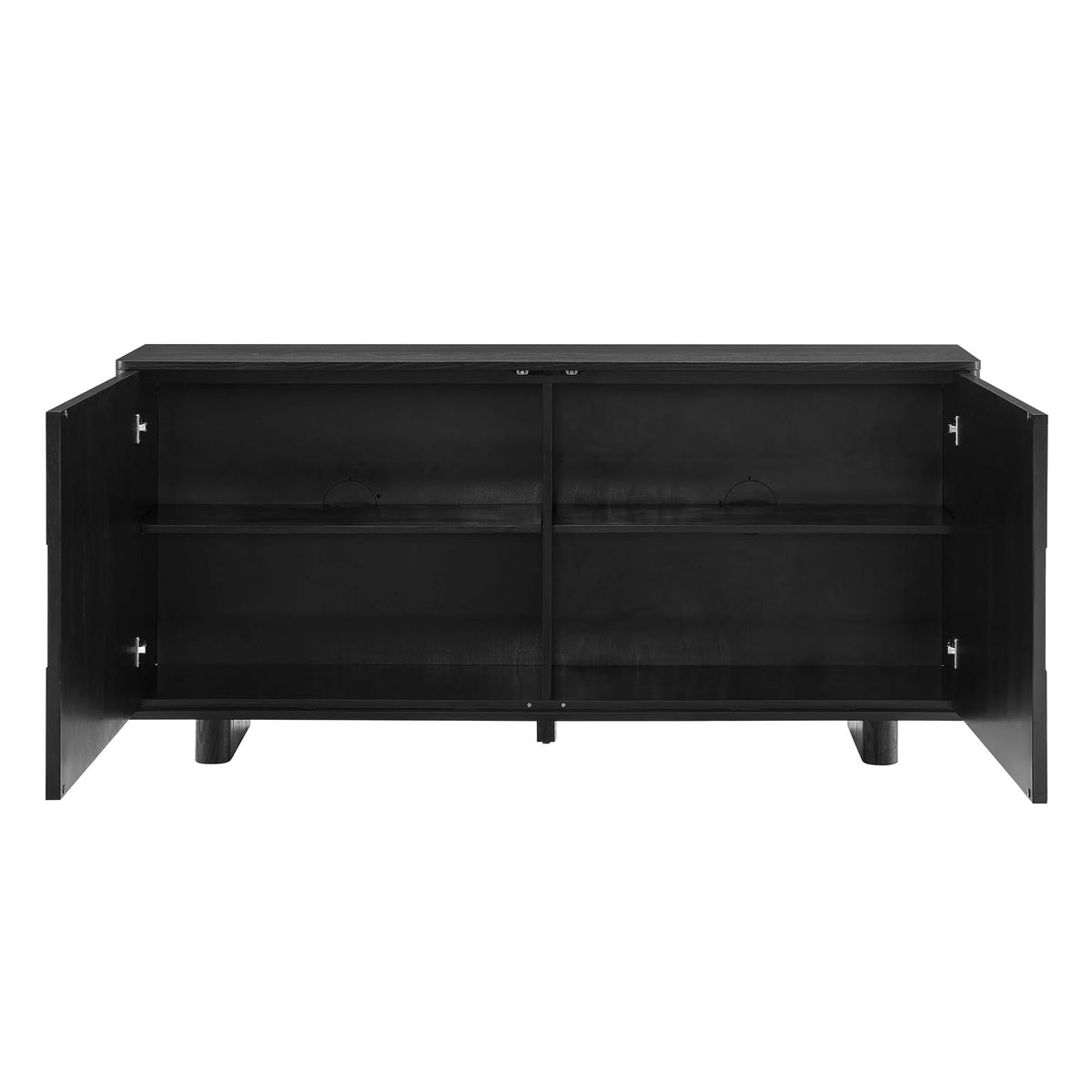 Foundry 71" Woven Design Buffet Storage Cabinet