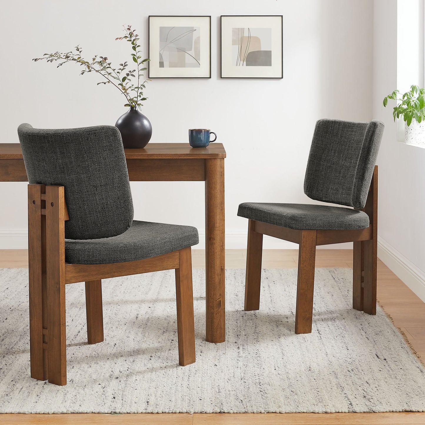 Alba 7-Piece Dining Set – Modern Dining Table with 6 Chairs for Kitchen or Dining Room