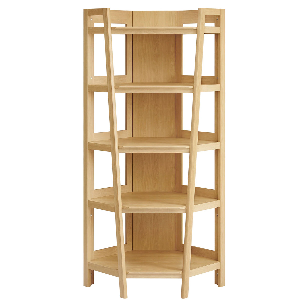 Bixby 71 Inch Corner Bookshelf
