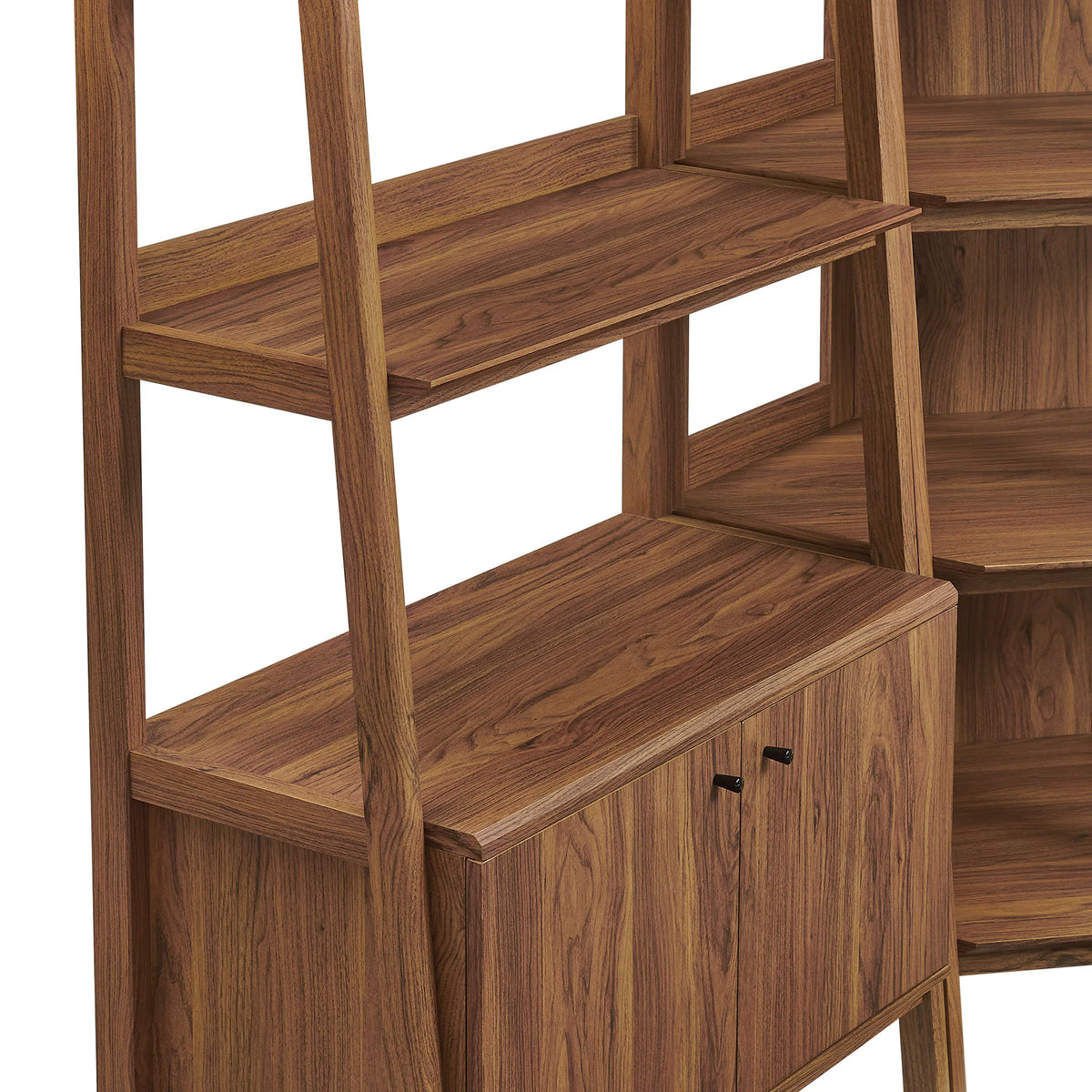 Bixby 3-Piece Corner Bookshelf Set with Wide Bookshelves