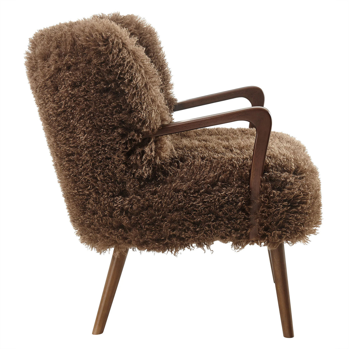 Zerra Faux Shearling Accent Armchair