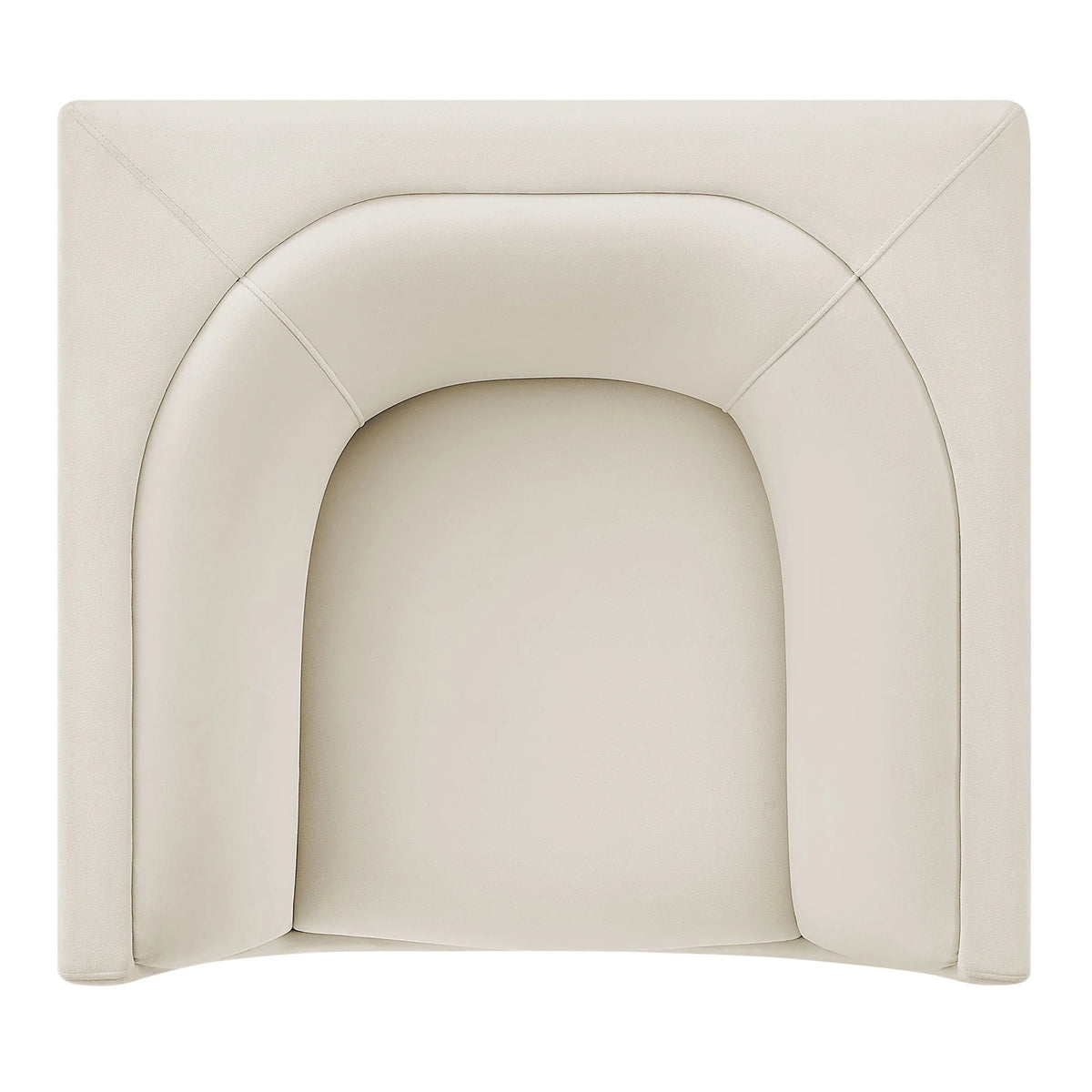 Hilda Curved Back Performance Velvet Armchair