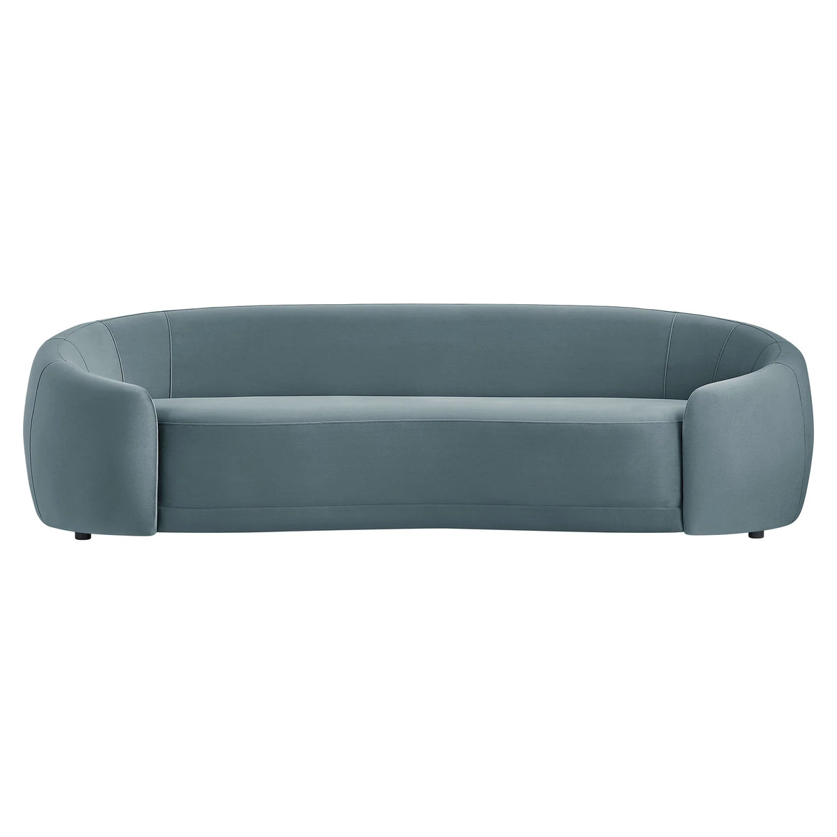 Contessa Curved Performance Velvet Sofa