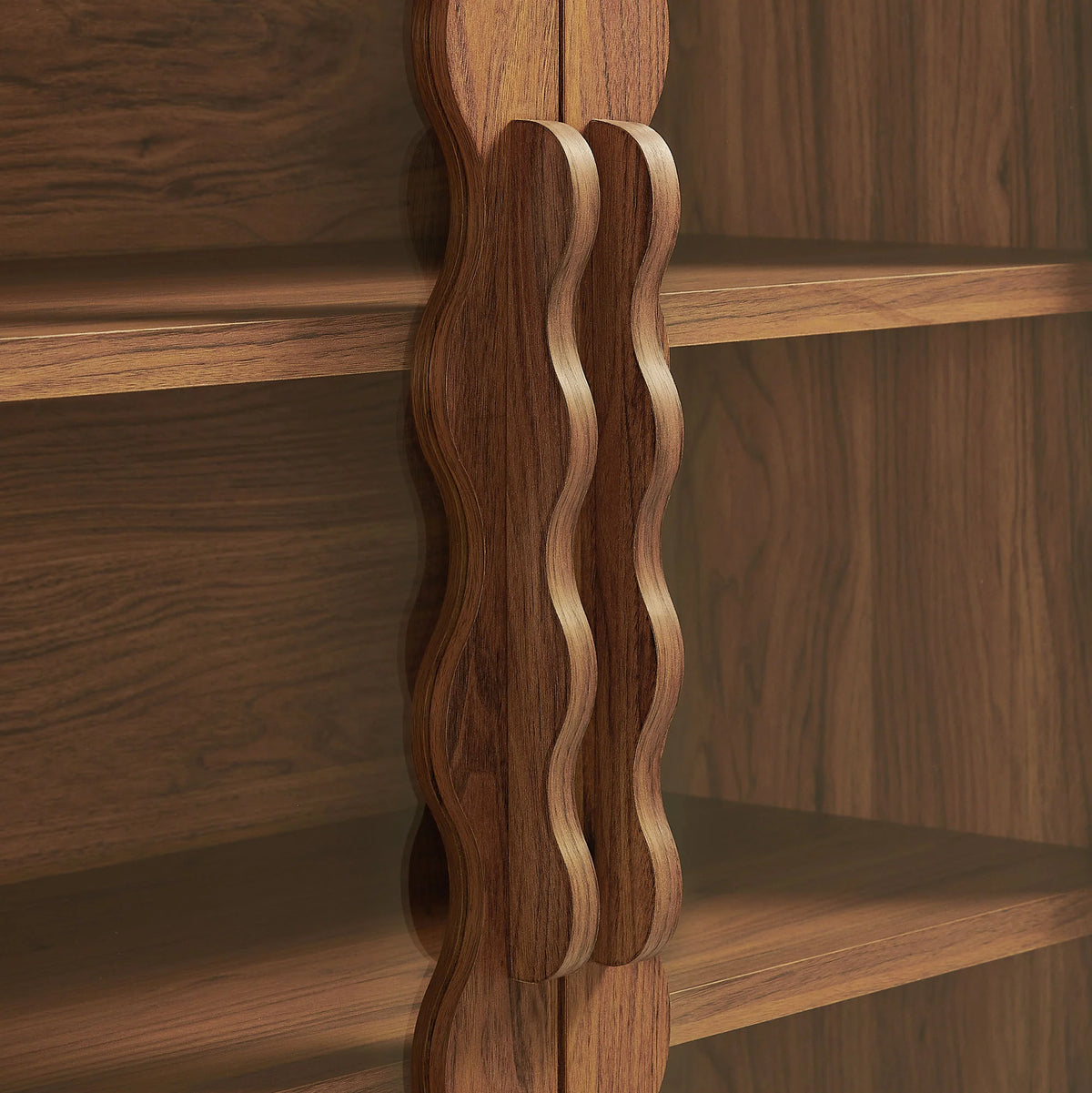 Rory 76 Inch Arched Kitchen Pantry Cabinet