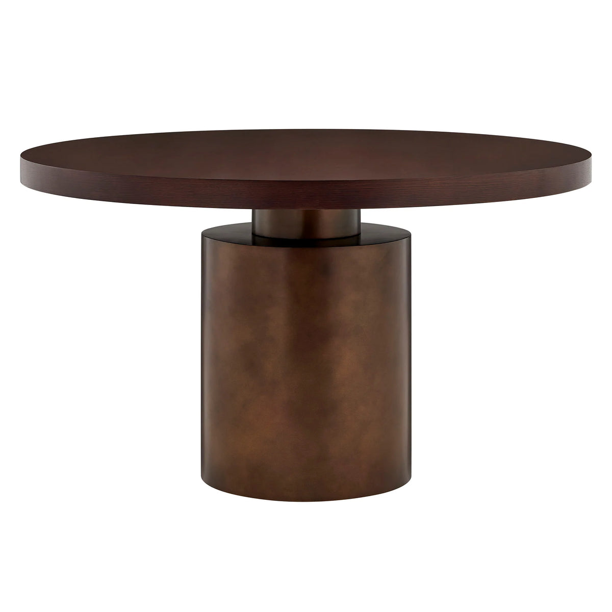 Annette 54 Inch Round Pedestal Base Dining Table